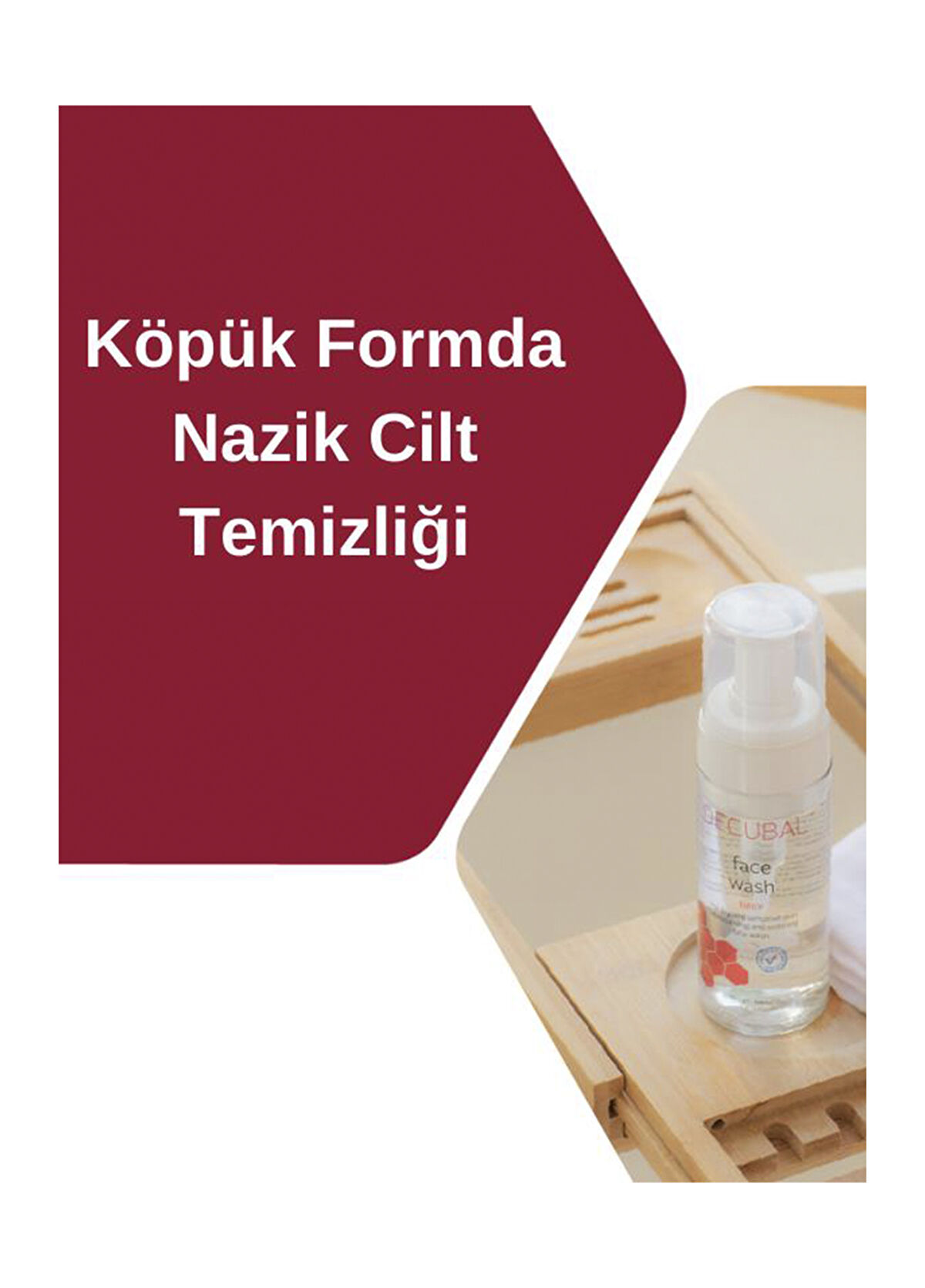 Decubal Basic Face Wash Hassas ve Kuru Ciltler için Yüz Temizleme Köpüğü 150 ml - 3