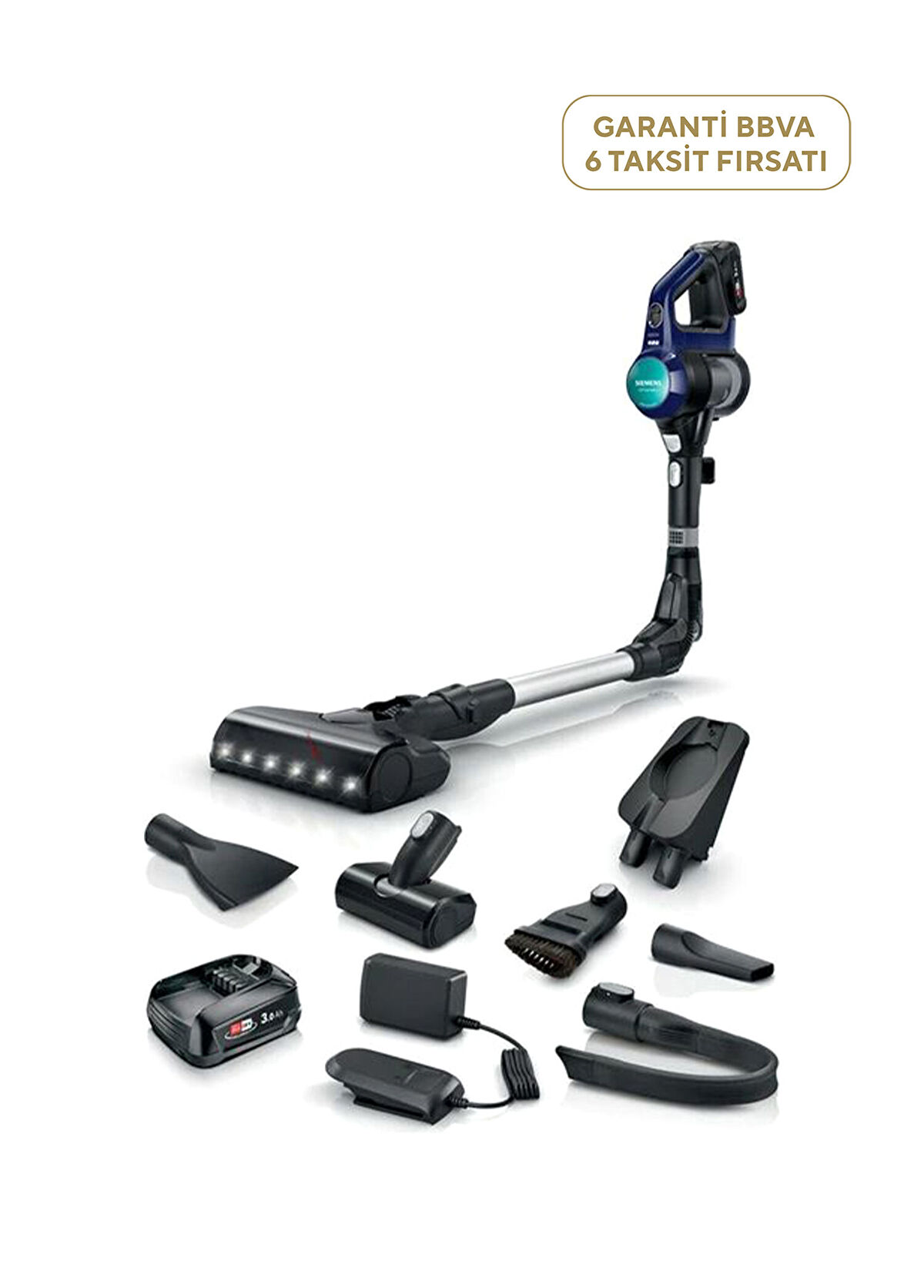 Siemens IQ500 VSM120XXL Şarjlı Dikey Süpürge - 1