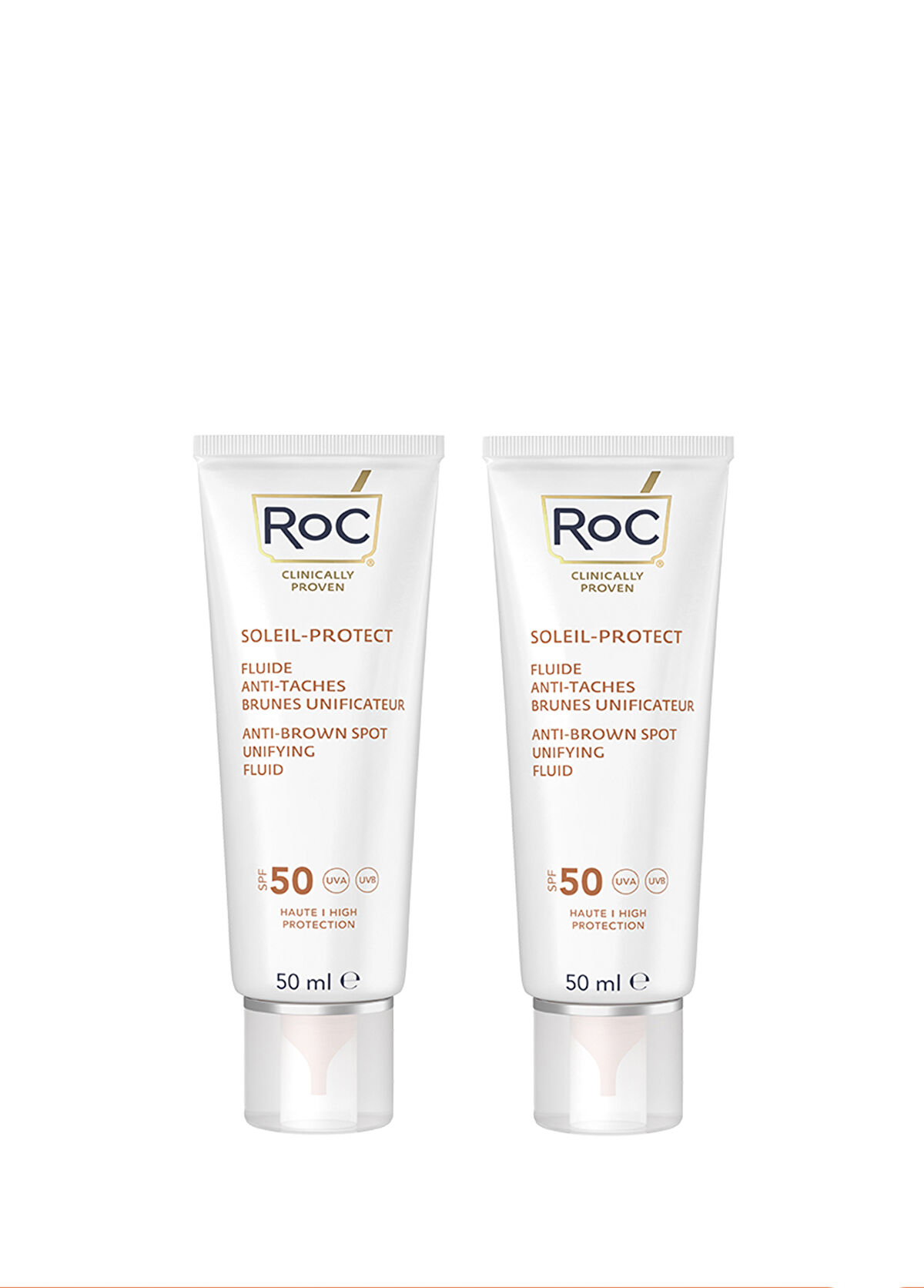 Roc Soleil Protect SPF50+ Leke Karşıtı 2'li Yüz Güneş Kremi 50 ml  - 1
