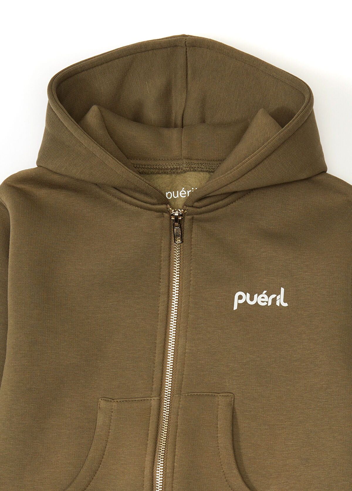 Pueril Haki Şardonlu Çocuk Eşofman Takımı - 3