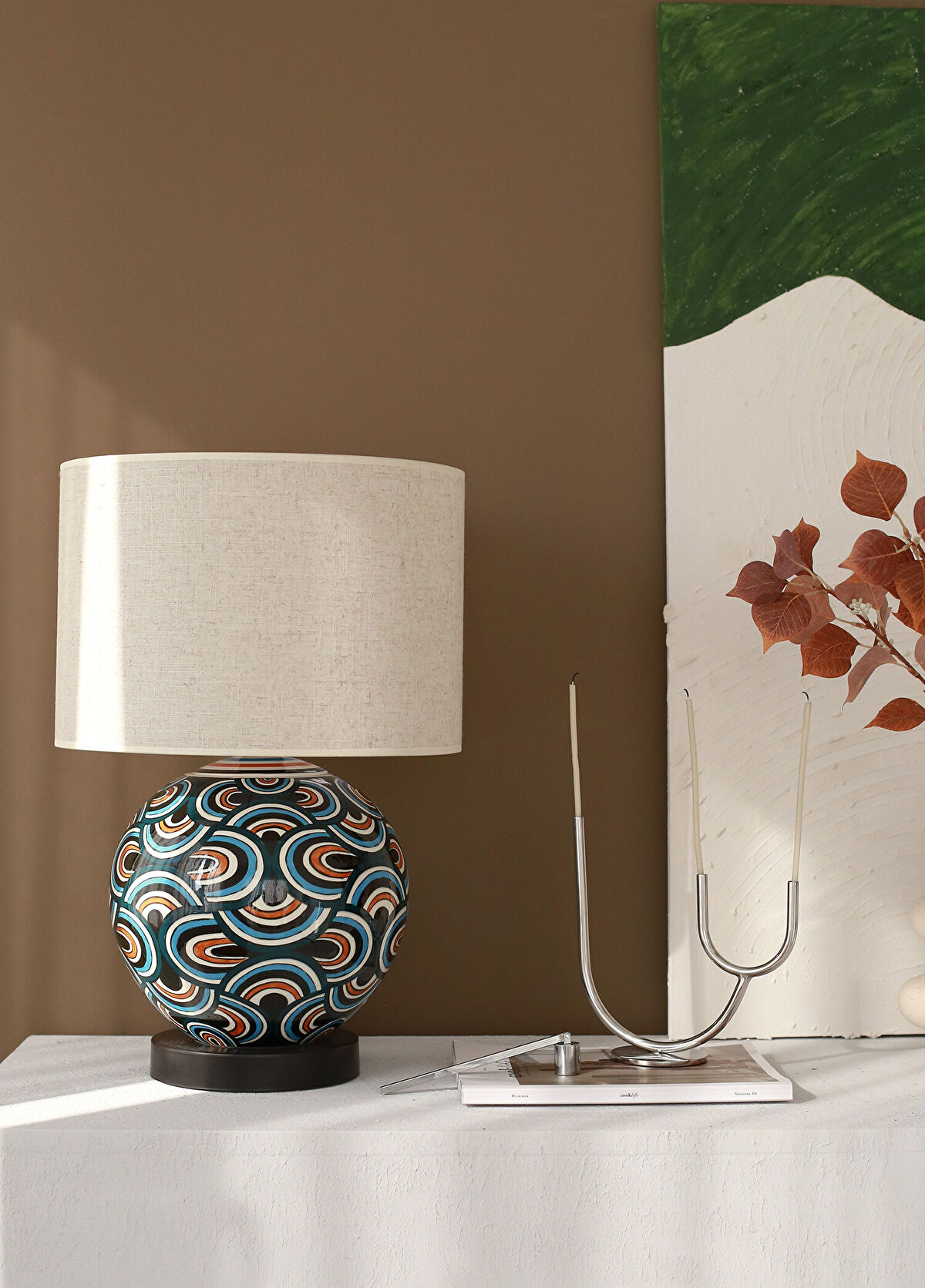 Tags Design Gaga Lamp El Yapımı Seramik Abajur - 3