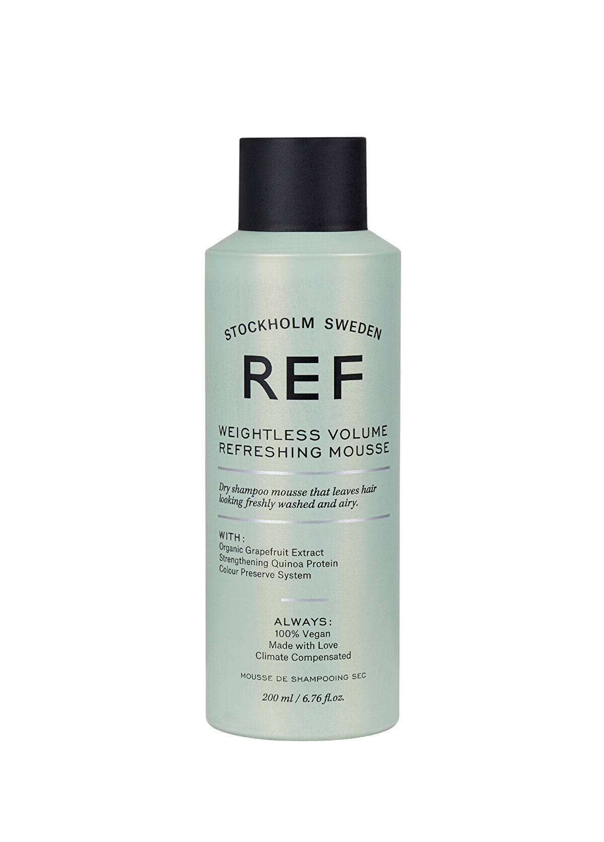 REF Stockholm Sweden Weightless Volume Refreshing Mousse İnce Telli Saçlar İçin Hacim Veren Saç Köpüğü 200 ml - 1