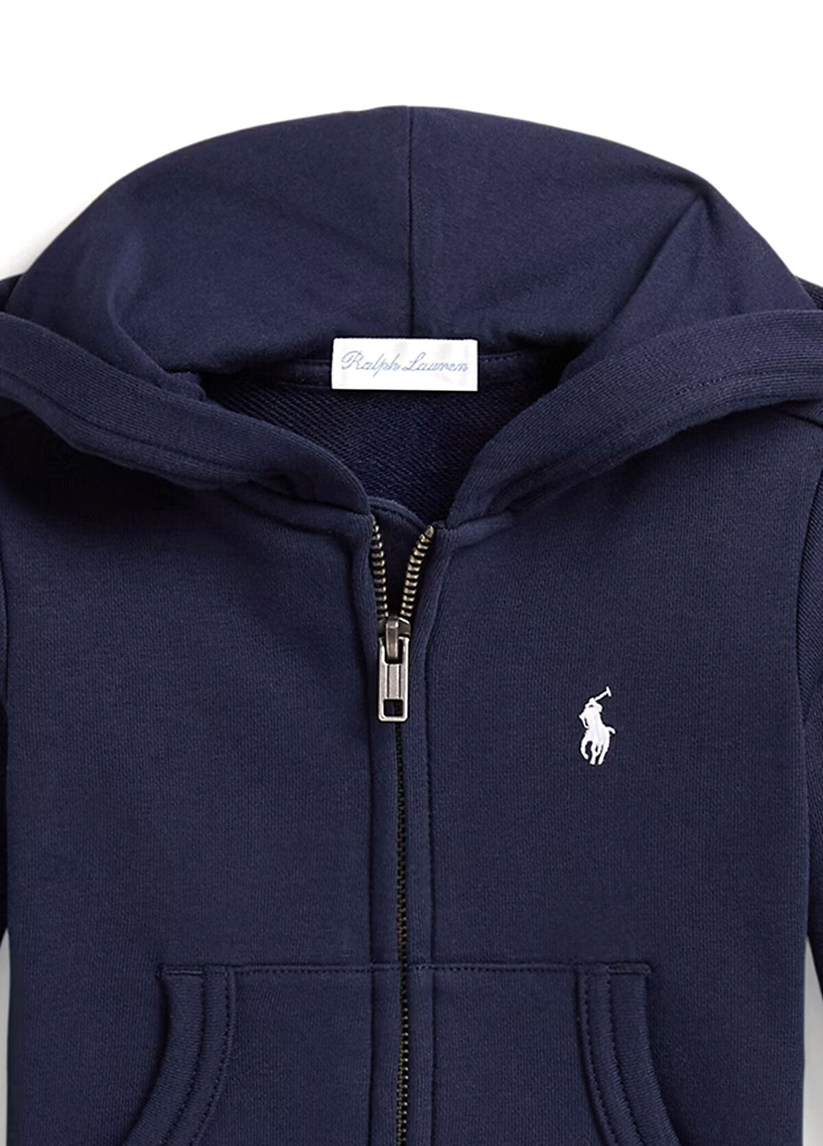 Polo Ralph Lauren Lacivert Kapüşonlu Erkek Bebek Sweatshirt - 3