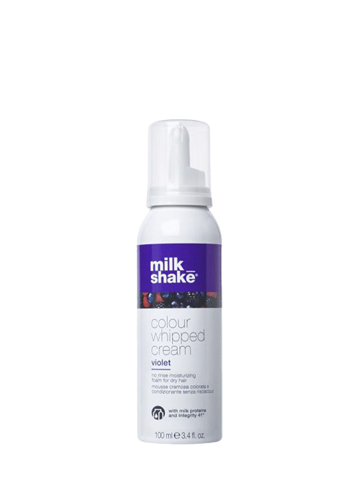 Milk Shake Violet Renkli Durulanmayan Koruyucu Kremsi Saç Köpüğü 100 ml - 1