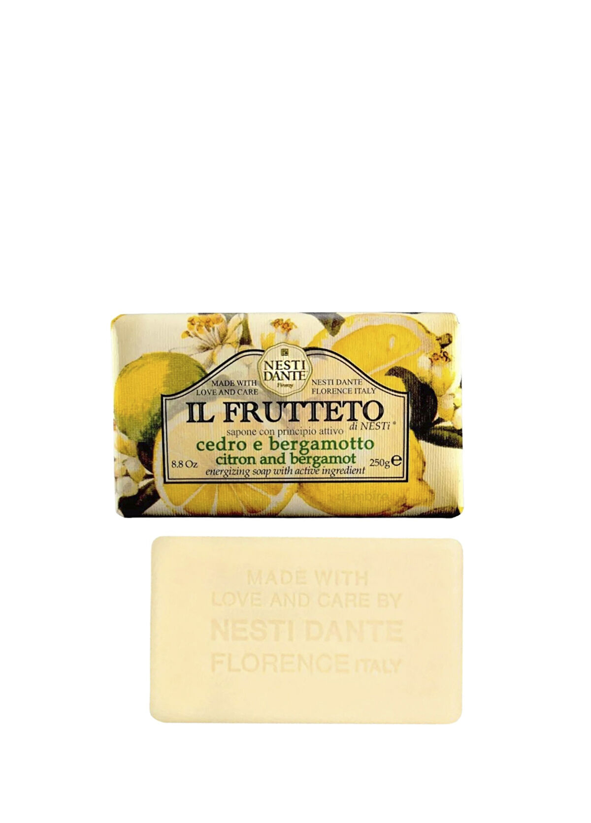 Nesti Dante Il Frutteto Limon ve Bergamot Özlü Vegan Bakım Kalıp Sabun 250 g - 1