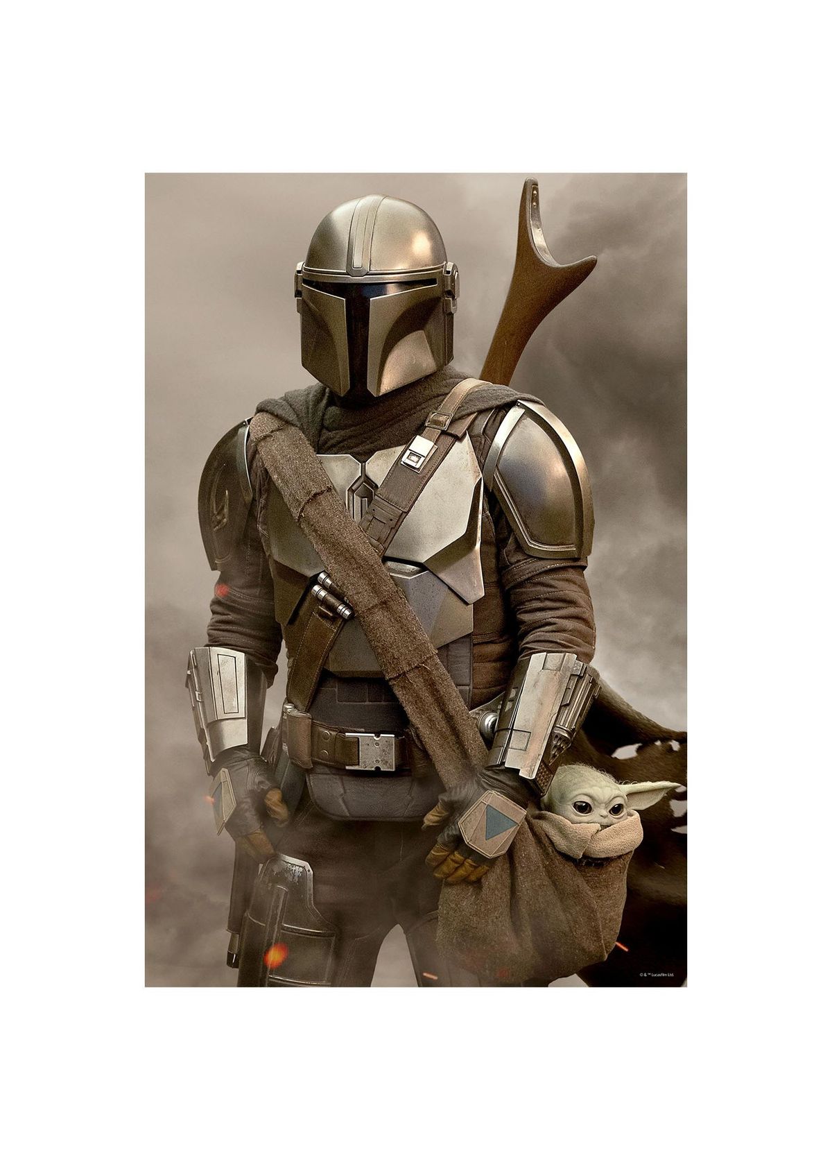 Prime3D Puzzle Star Wars The Mandalorian Metal Box 300 Piece 3D Puzzle  - 3
