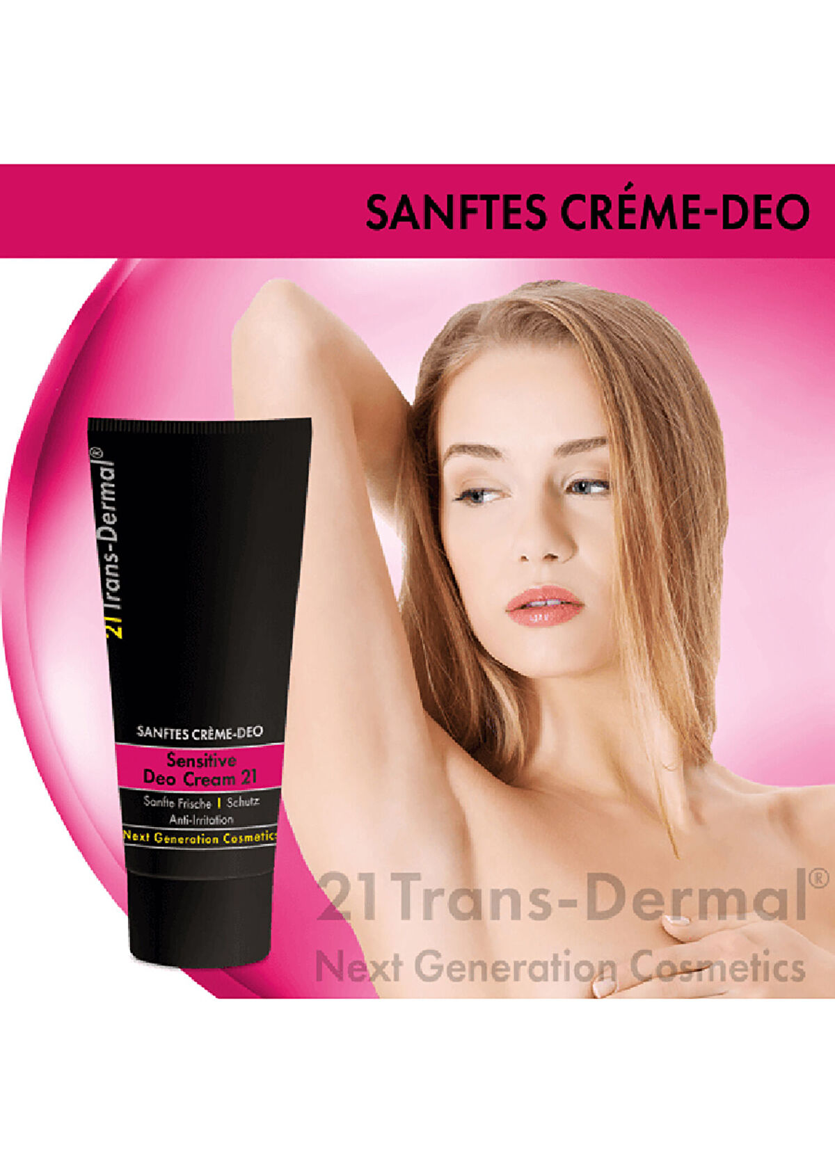 21 Transdermal Sensitive Deo Cream 50ml - 3