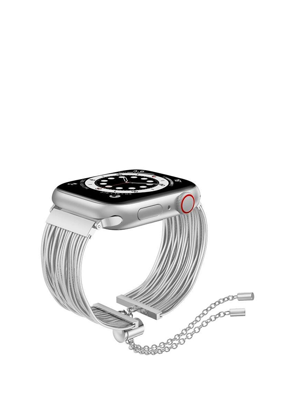 Bikordon Apple Watch Uyumlu Tassel Chain Akıllı Saat Kordon - 3
