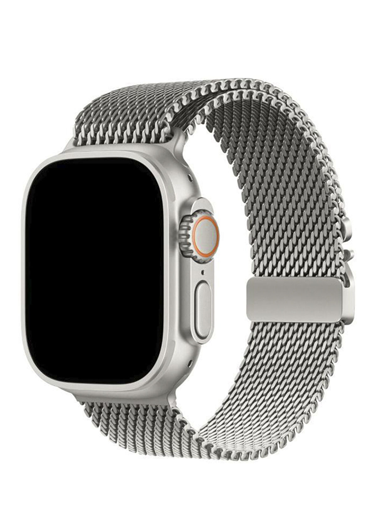 Bikordon Apple Watch Ultra Uyumlu Kalın Örgü Milano Loop Serisi Akıllı Saat Kordon - 3