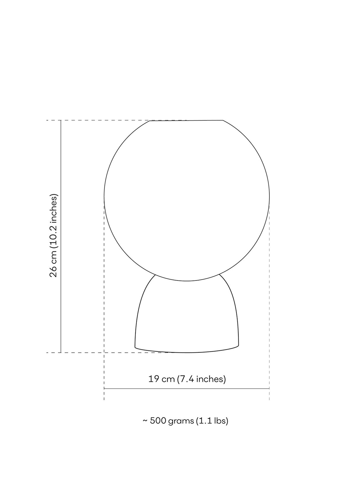 Soli Workshop Luna Gümüş Masa Lambası - 3