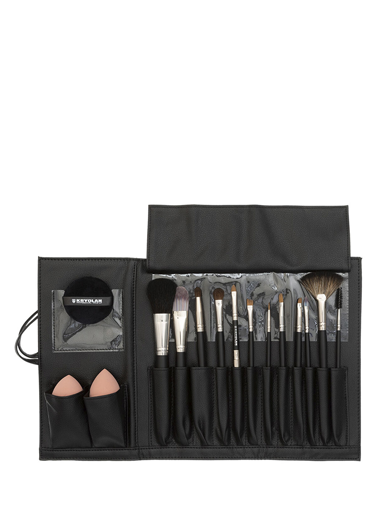 Kryolan Brush Collection Starter 15 Parça Makyaj Fırçası Seti - 1