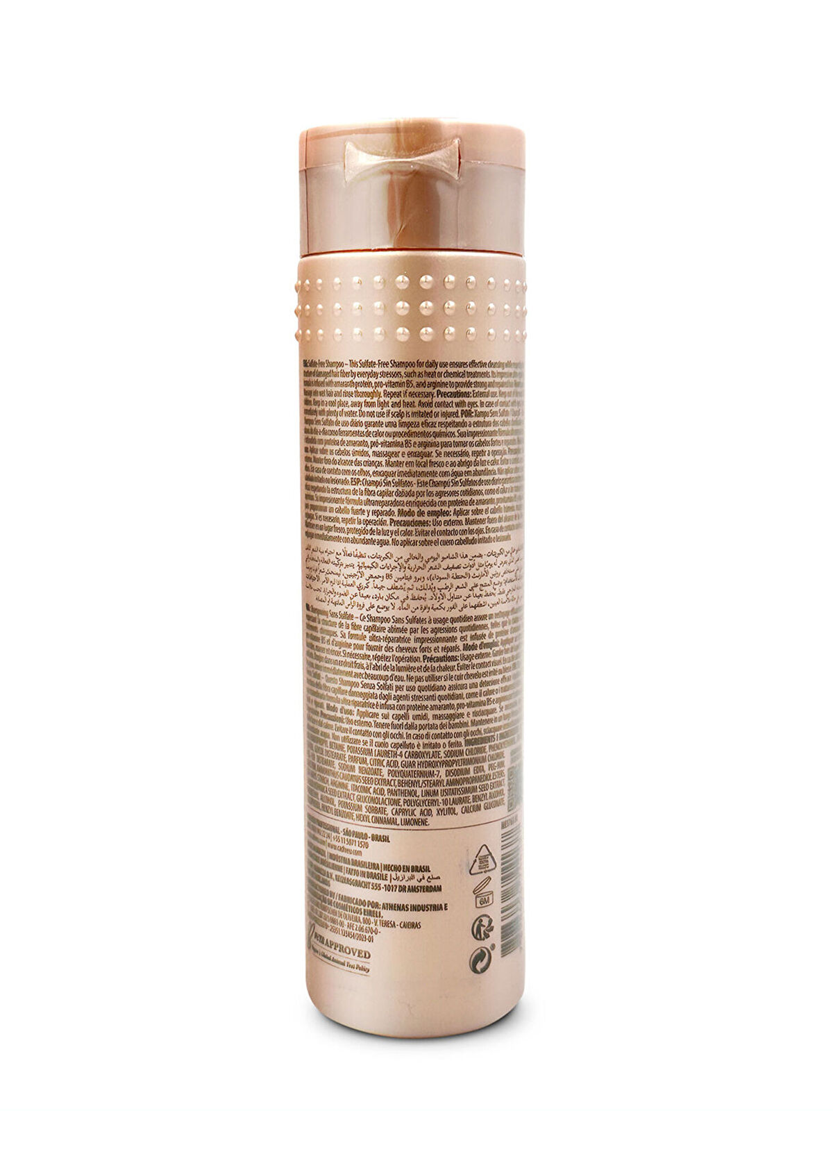 Cadiveu Cadiveu Repair Solution Sulfate-Free Repair Shampoo for Damaged Hair 250 ml - 3