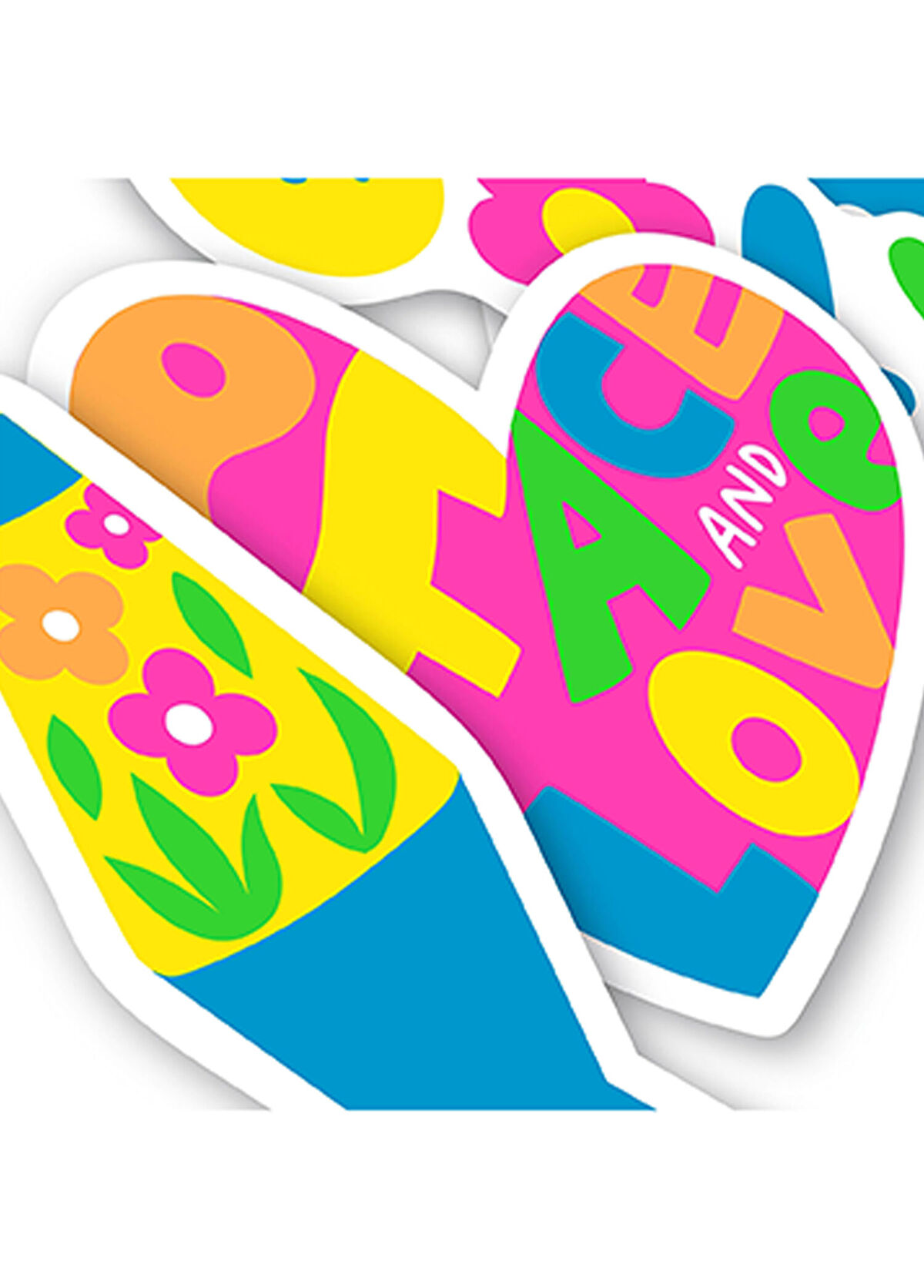 Ooly Stickiville Peace and Love Vinyl Stickers - 3