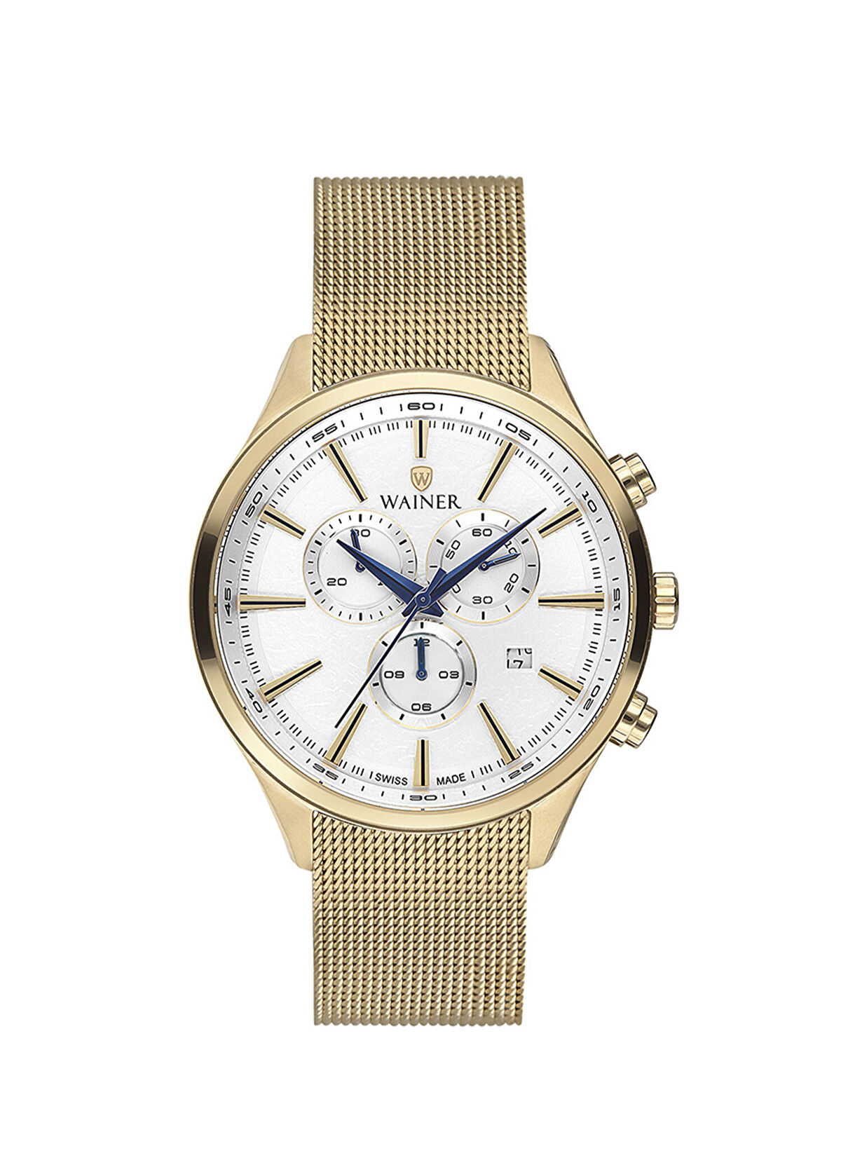 Wainer WA.19060-D Sarı Çelik Erkek Kol Saati - 1