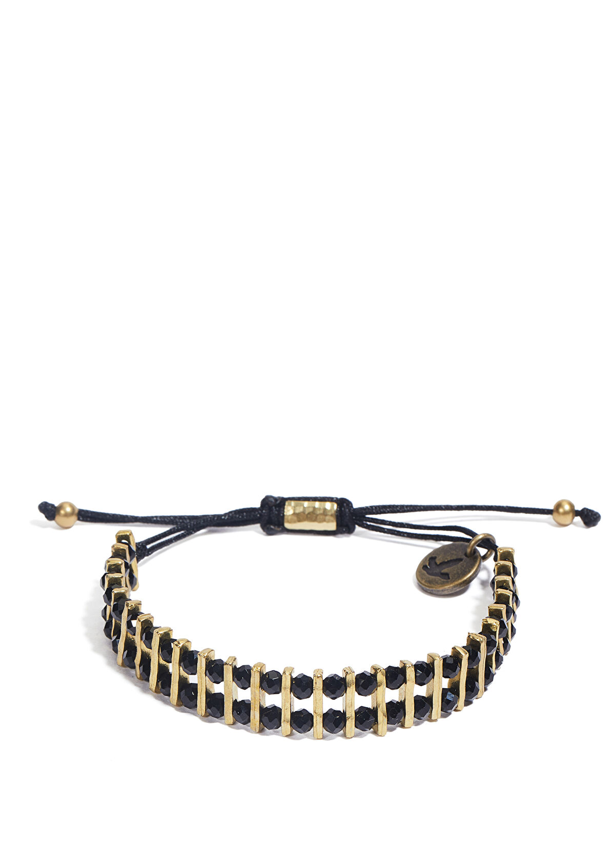 Beymen Club Black Stones Women's Drawstring Bracelet - 3