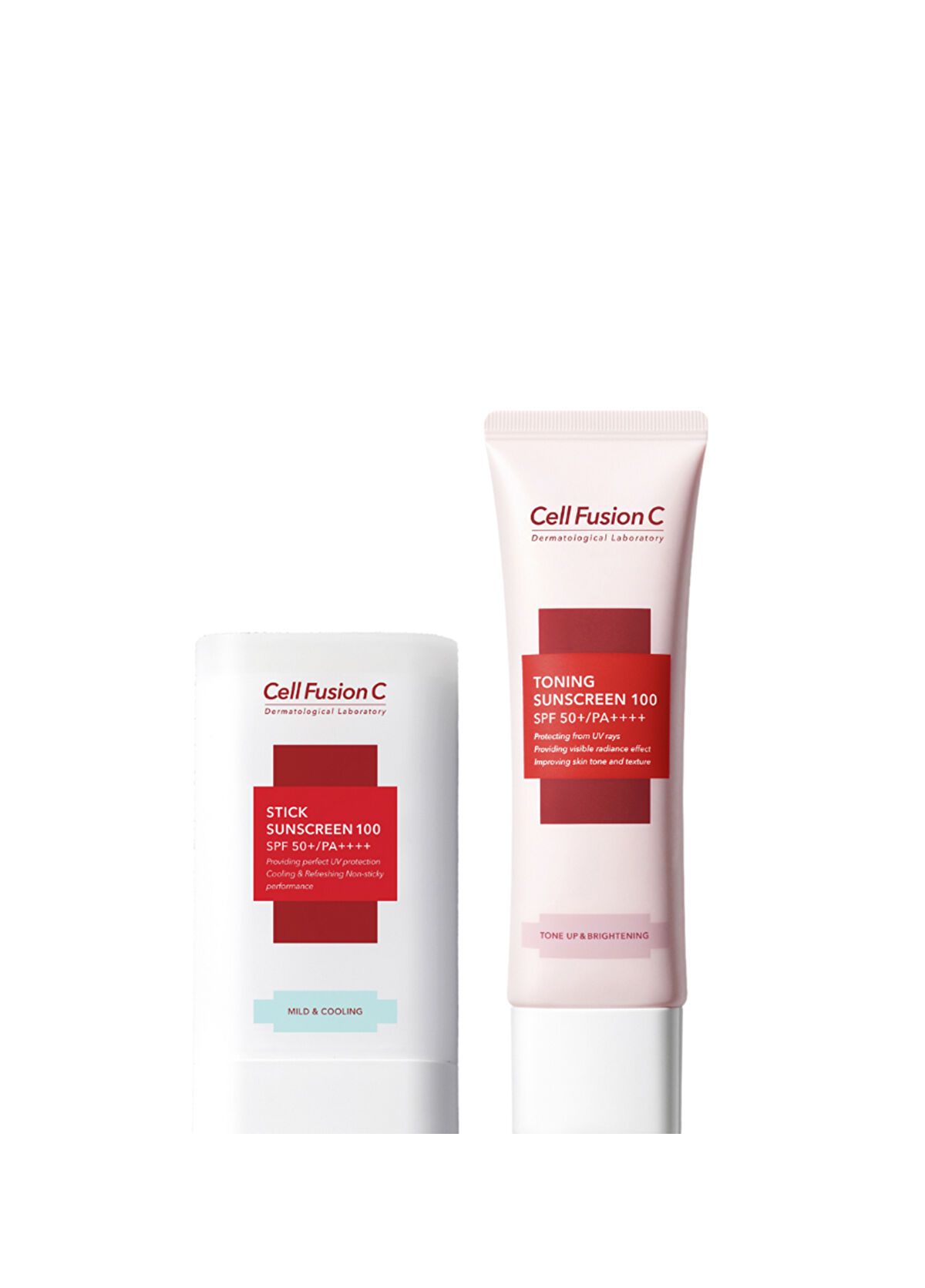 Cell Fusion C Tone Up Güneş Kremi ve Aquatica Stick Güneş Kremi Seti - 1