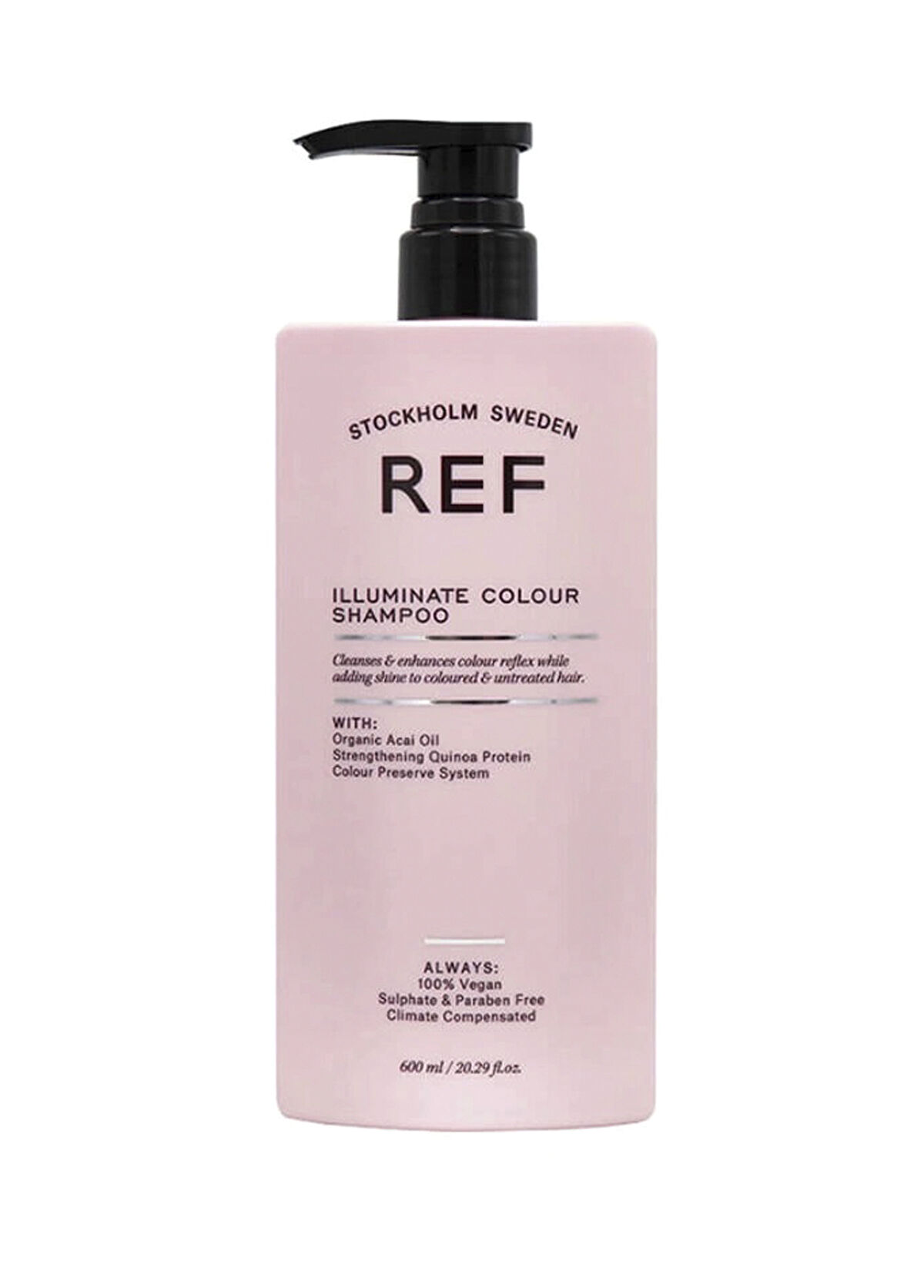 REF Stockholm Sweden Illuminate Colour Shampoo Renkli Saçlar İçin Besleyici Şampuan 600 ml - 1