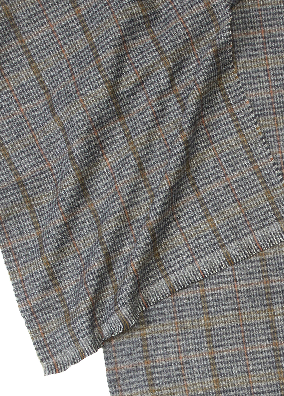 Beymen Hediye Brown Gray Houndstooth Patterned Men's Scarf - 3