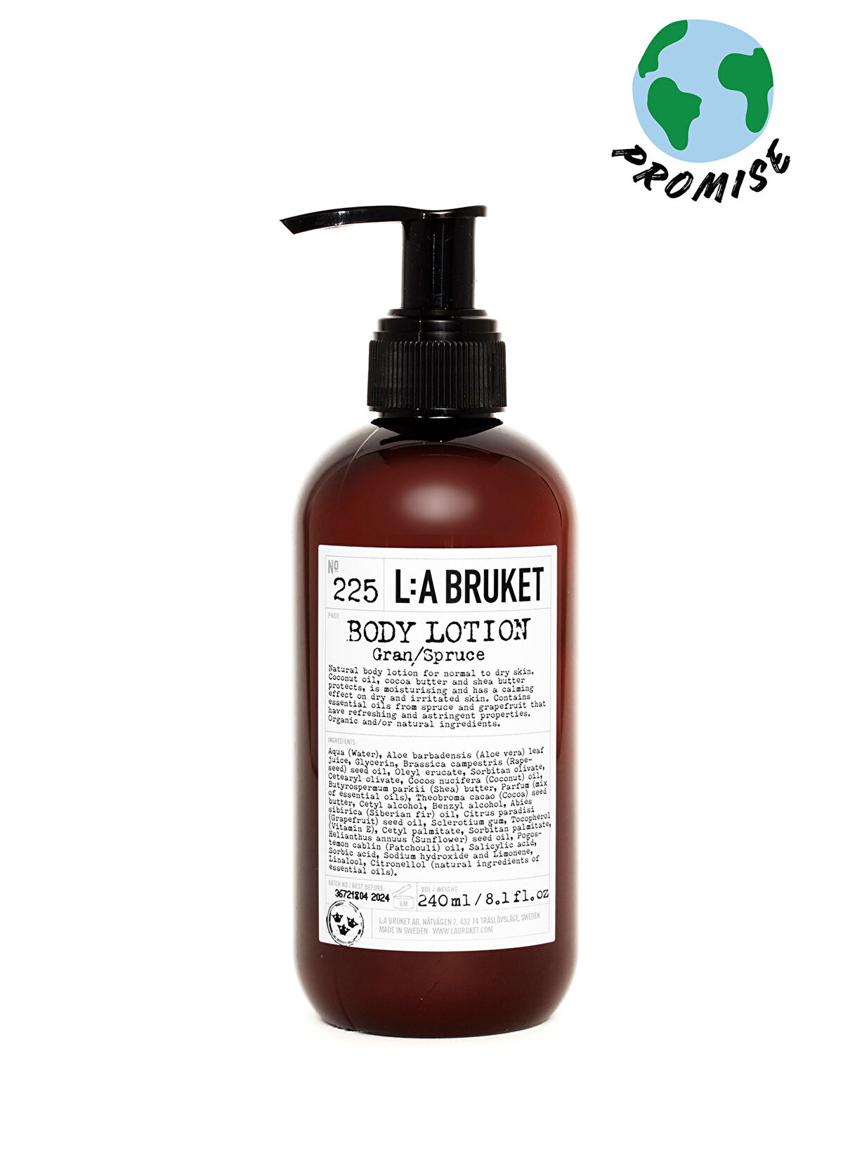 L:A Bruket Body Lotion Spruce 240Ml - 1