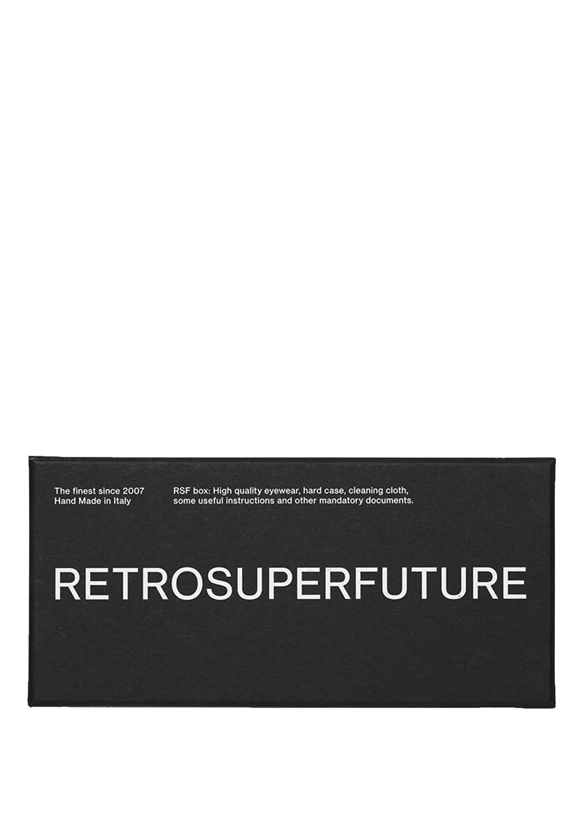 Retro Super Future Andy Black Acetate Unisex Sunglasses - 3