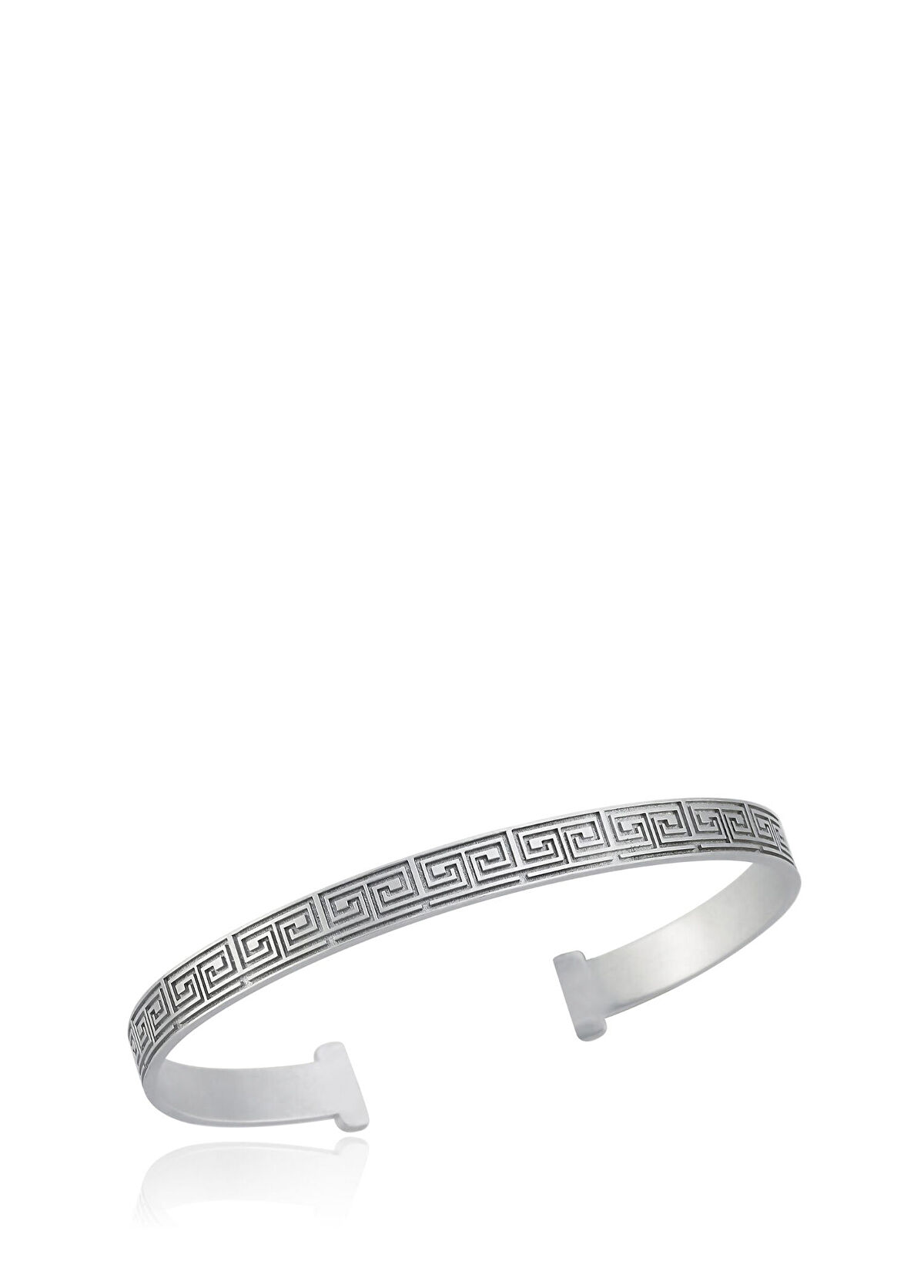 Melie Jewelry Marcus 925 Ayar Gümüş Siyah Pırlantalı Erkek Bileklik - 3