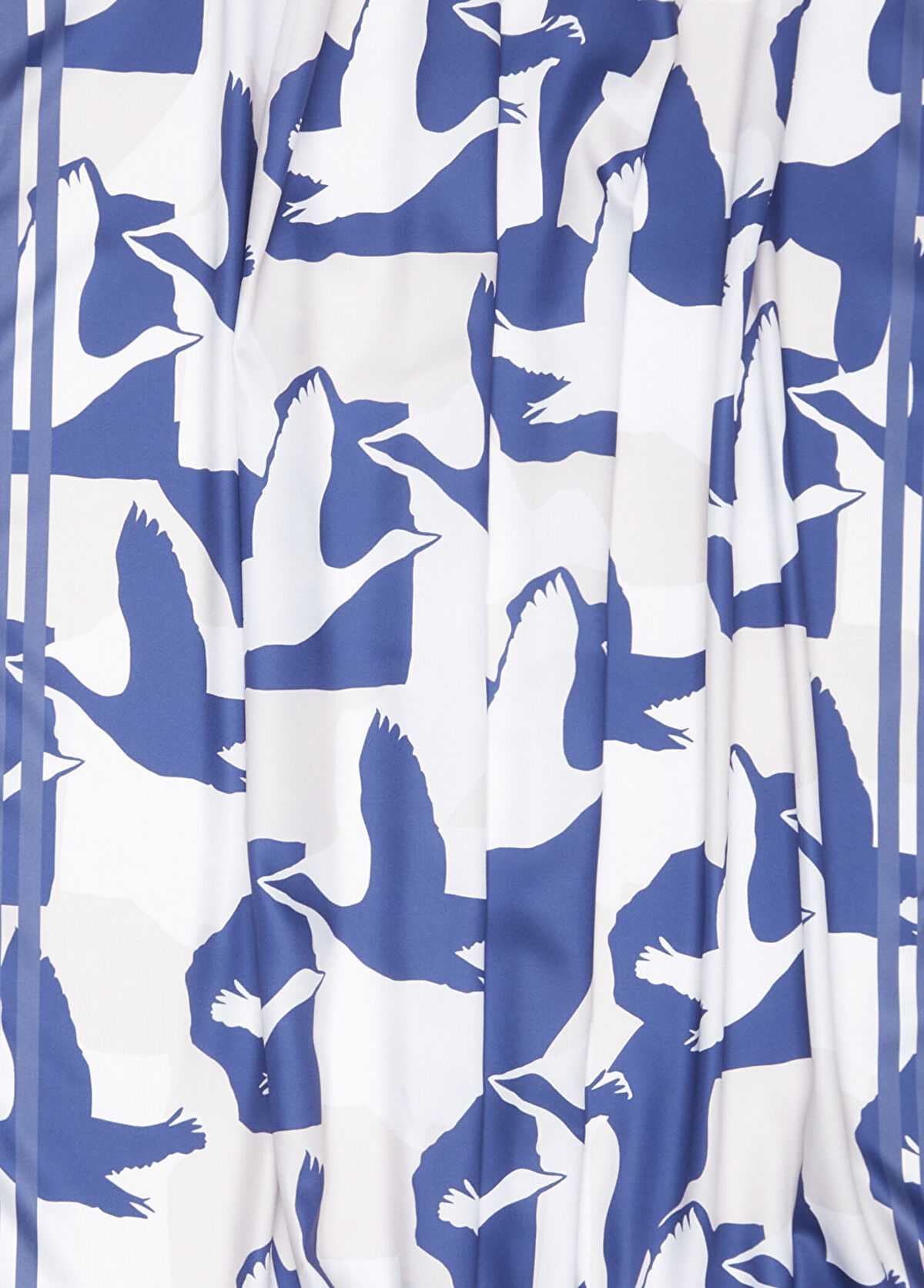 Beymen Club Mavi Beyaz Eşarp - 3