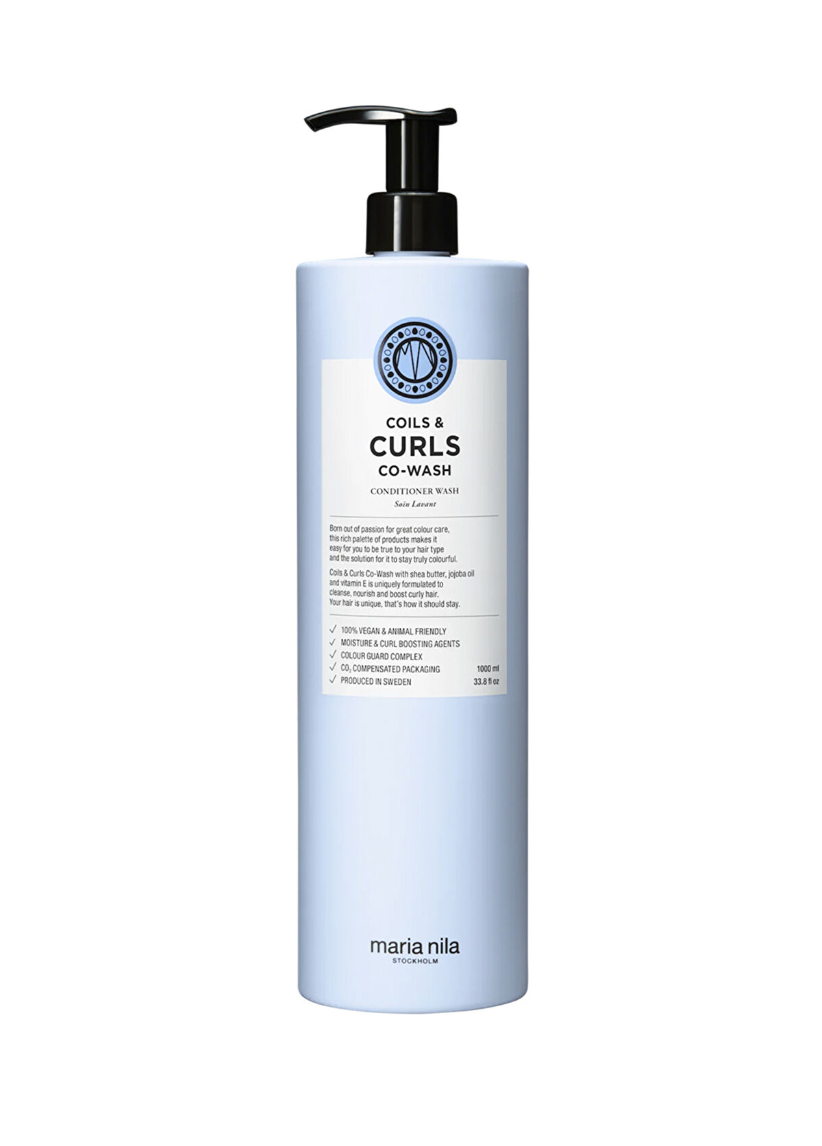Maria Nila Coils And Curls Co-Wash Shampoo 1000 ml - 1