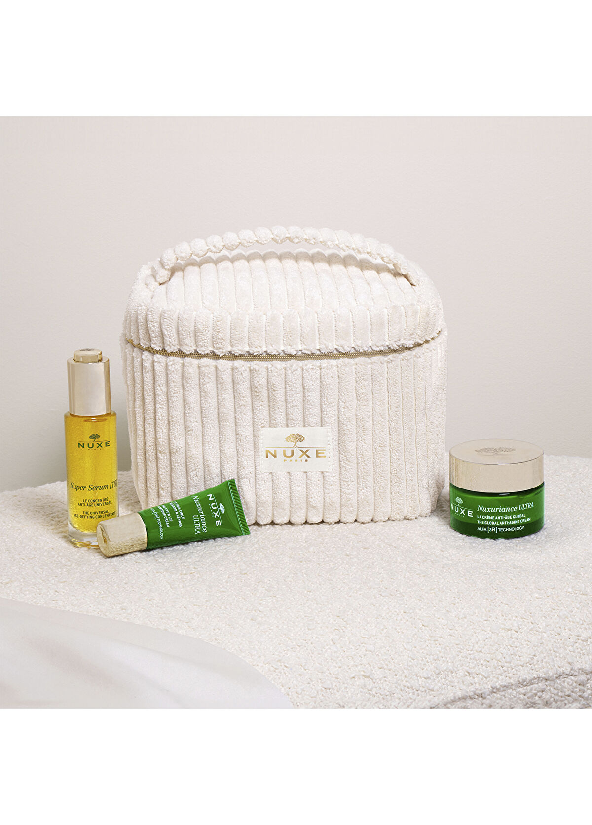 Nuxe Ultra Gündüz Kremi + Göz Kremi + Super Serum 30 ml + Makyaj Çantası Cilt Bakım Seti - 3