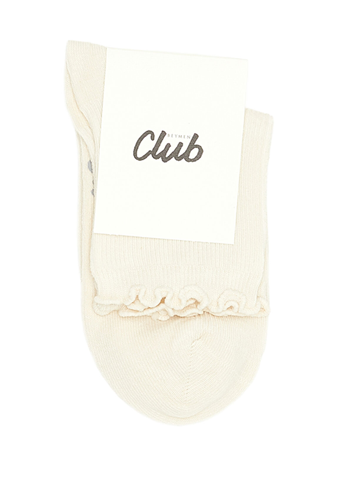 Beymen Club Kırık Beyaz Kadın Soket Çorap - 1