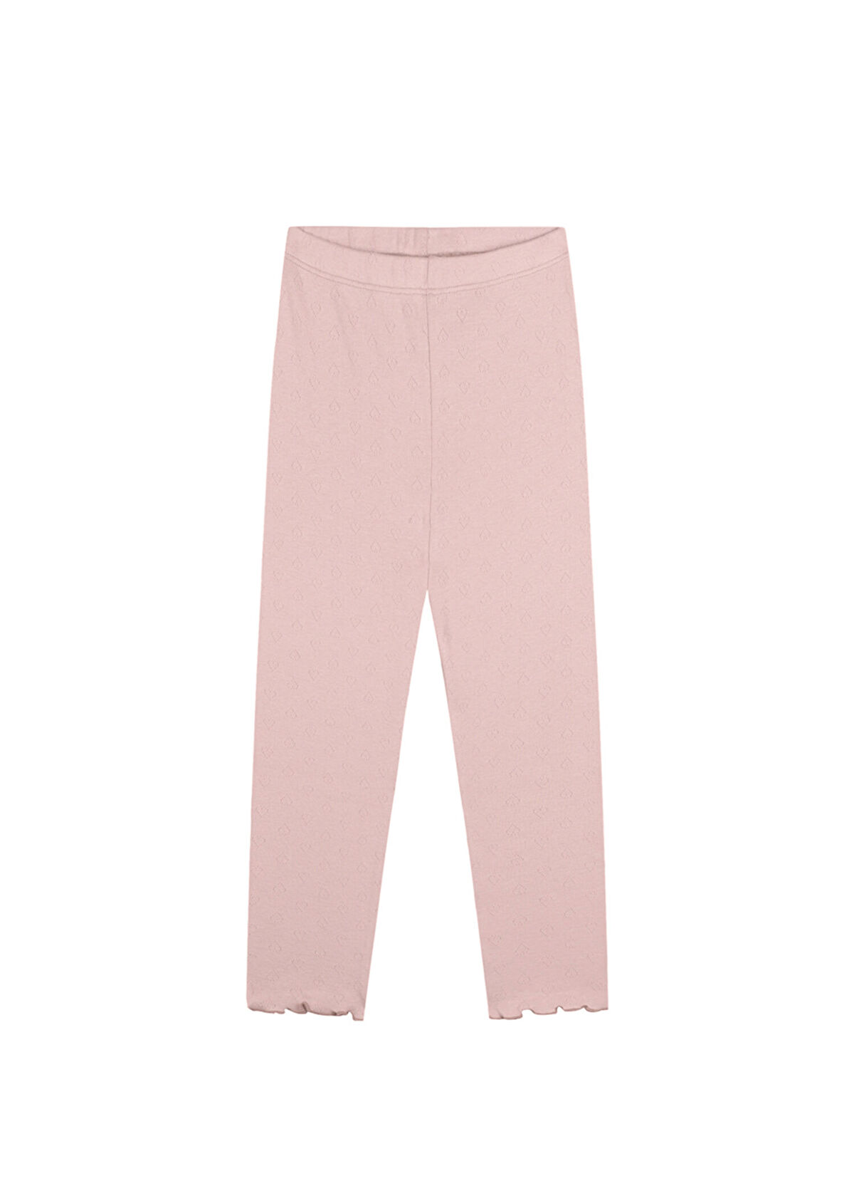 Antebies Pembe Kalp Jakar Uzun Kollu Kız Çocuk Pijama Takımı - 3