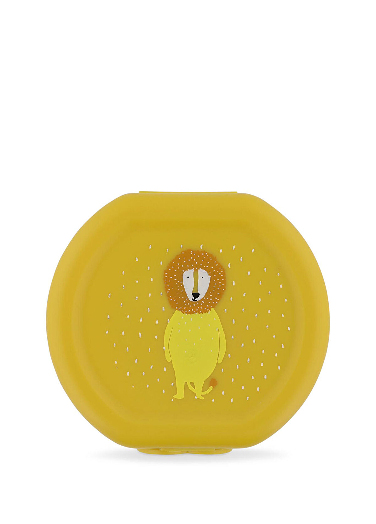 Trixie Mr. Lion Yellow Kids 2-Piece Clip-On Snack Box - 3