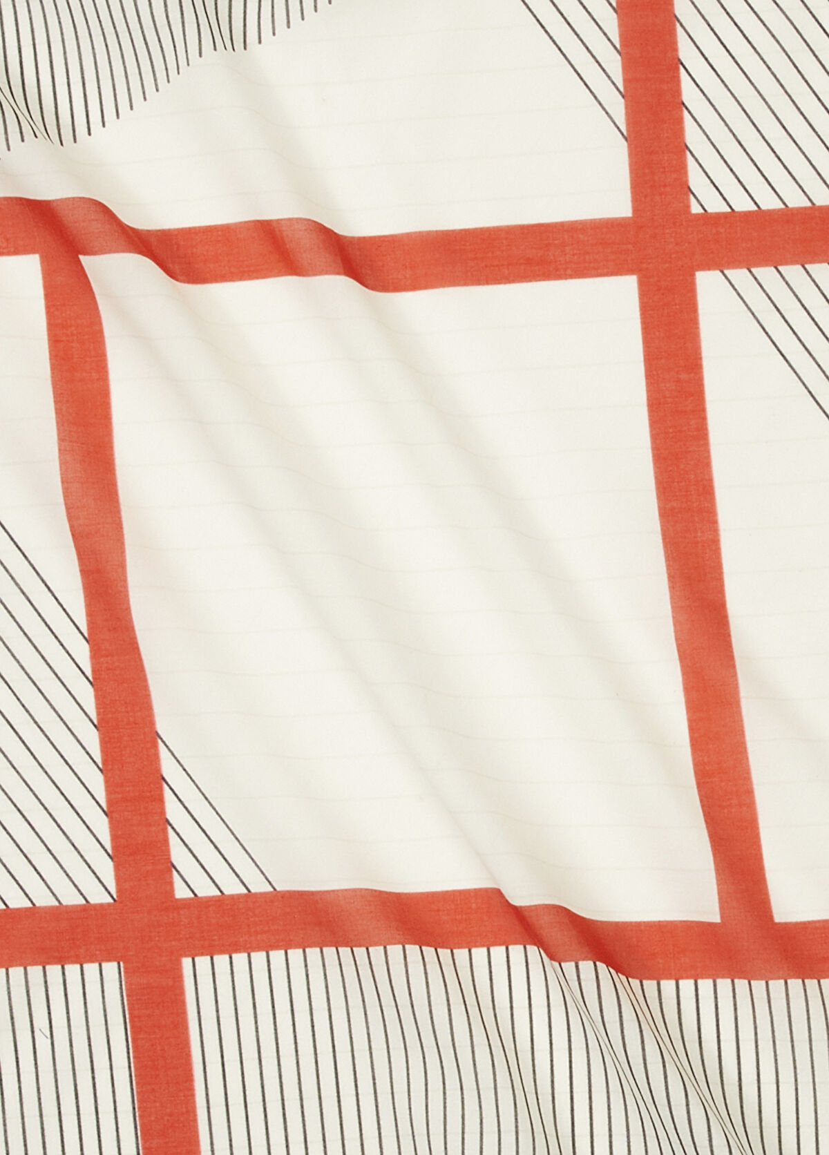 Beymen Club Ecru Striped Scarf - 3