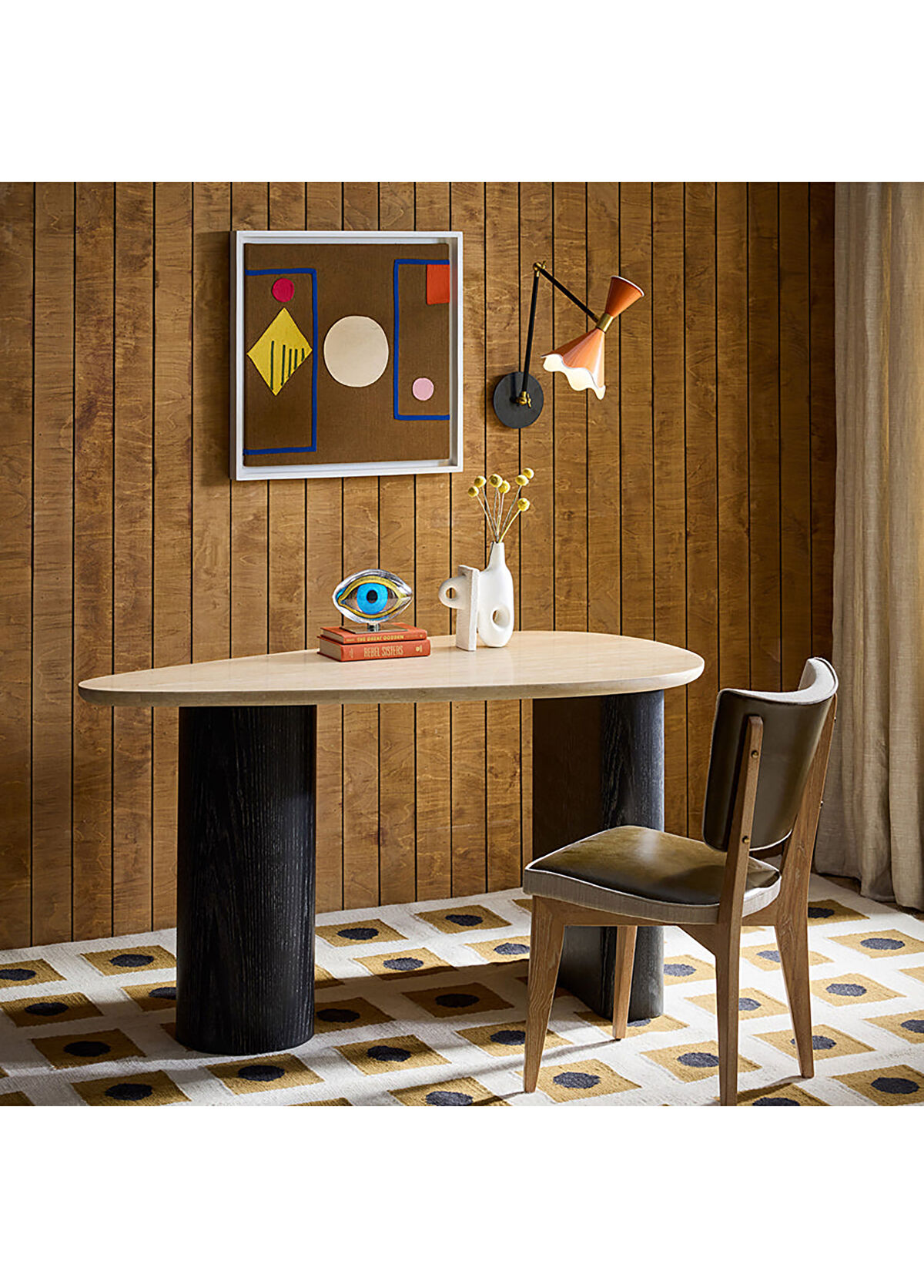 Jonathan Adler Monterey Shapes Corded Table - 3