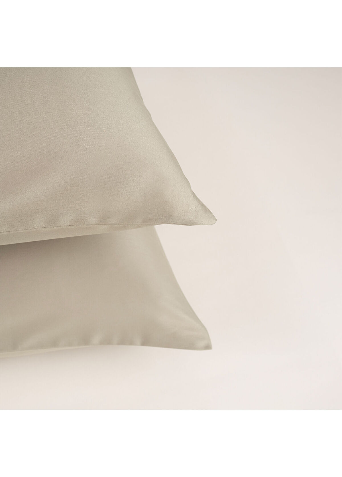 Zsa Zsa Zsu Solid Yeşil Pamuk Saten 2'li Yastık Kılıfı 50x70 cm - 3