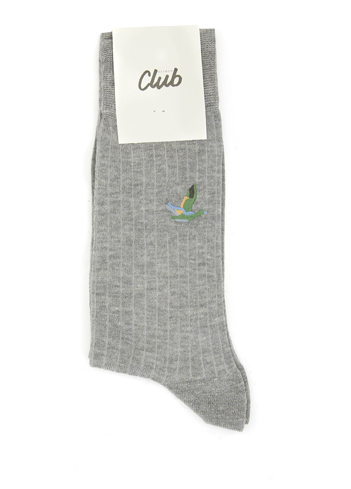 Beymen Club Gri Logolu Erkek Çorap - 1