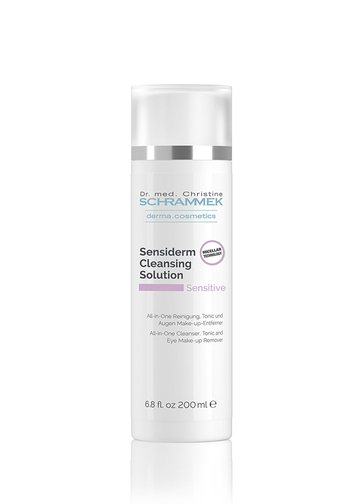 Schrammek Sensitive Sensiderm Cleansing Solution Brightening Facial Cleanser and Tonic 200 ml - 1