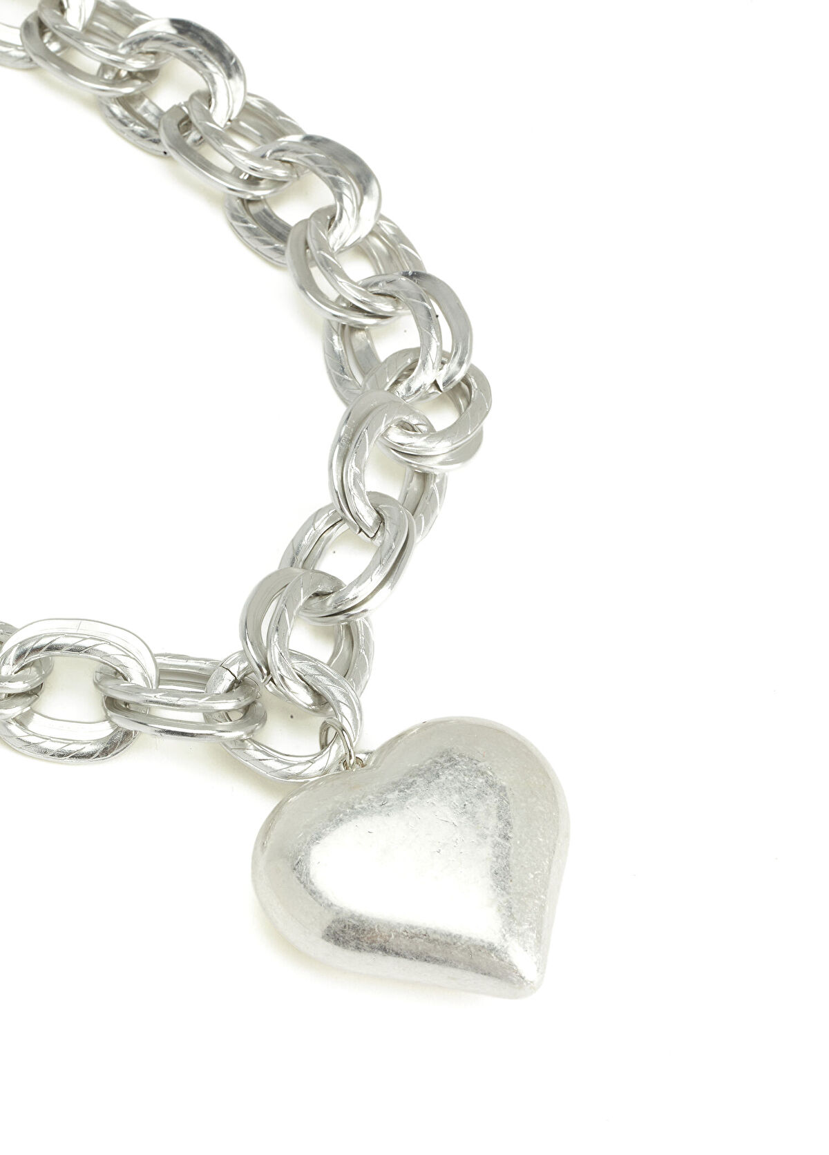 Beymen Club Large Heart Women's Antique Necklace - 3