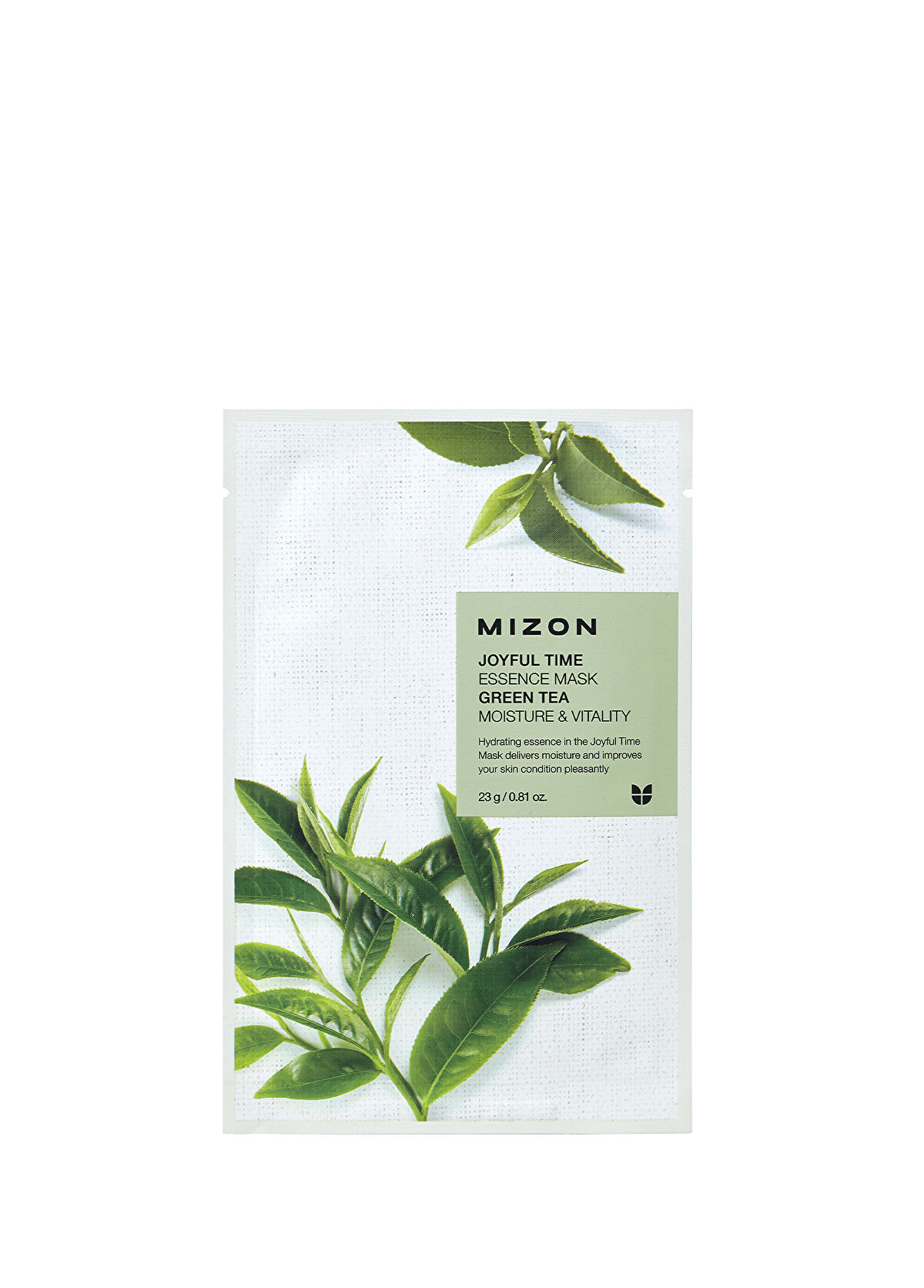 Mizon Joyful Time Essence Mask Green Tea Nemlendirici Yüz Maskesi - 1