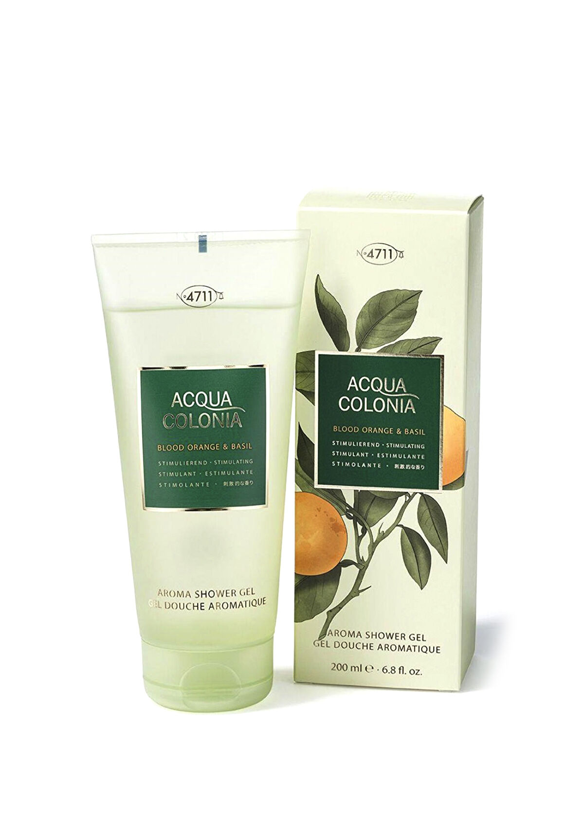 No:4711 Acqua Colonia Blood Orange & Basil Shower Gel 200 ml - 1