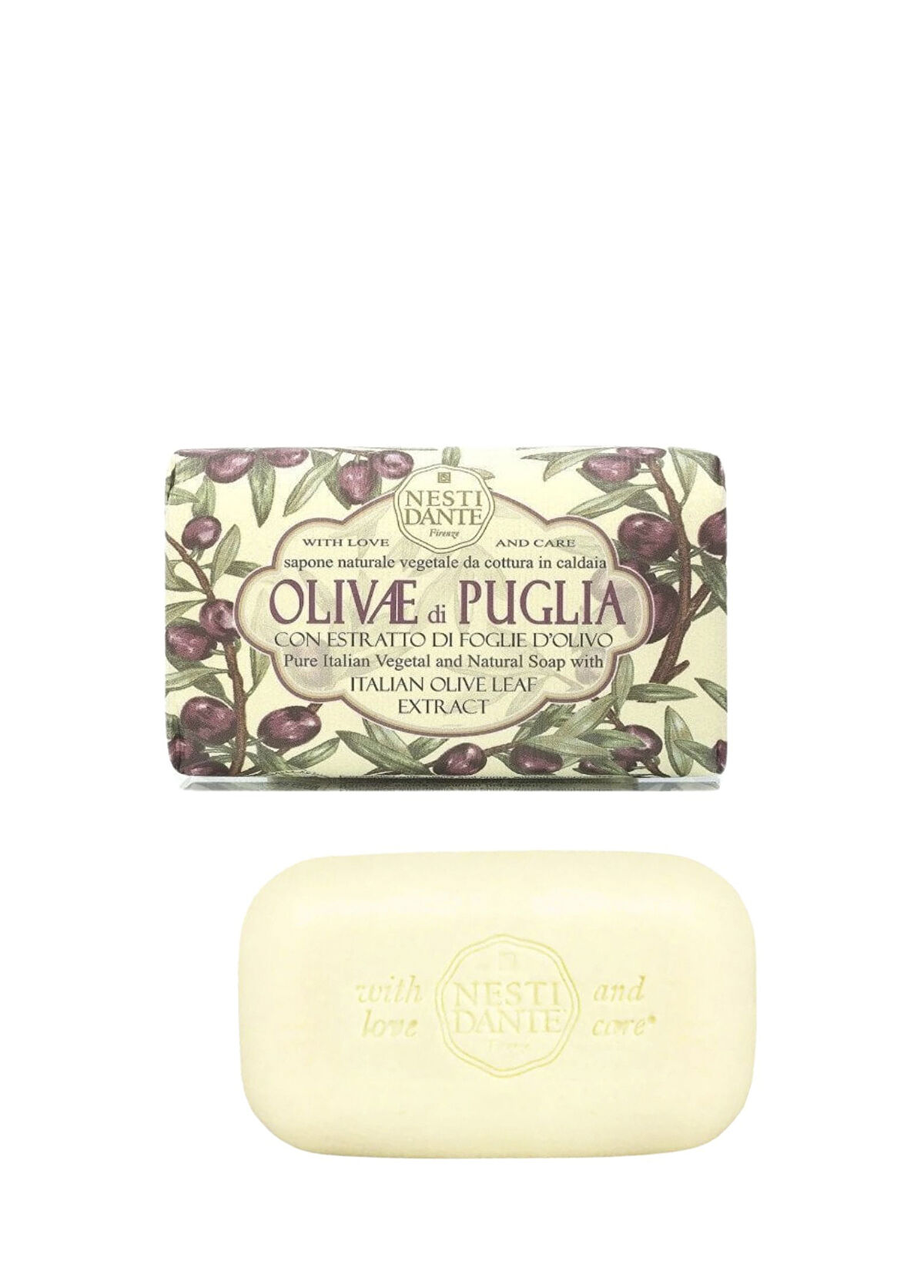 Nesti Dante Olivae Puglia Zeytinyağlı Nemlendirici Vegan Cilt Bakım Sabunu 150 gr - 1