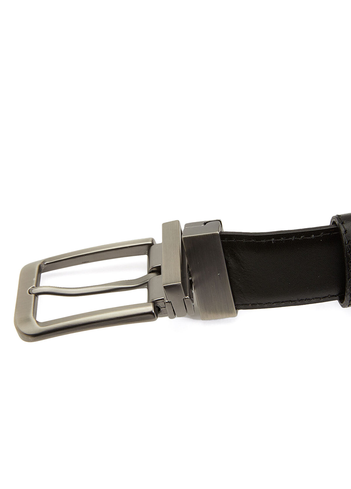 Siyah Erkek Deri Kemer - Görsel 4