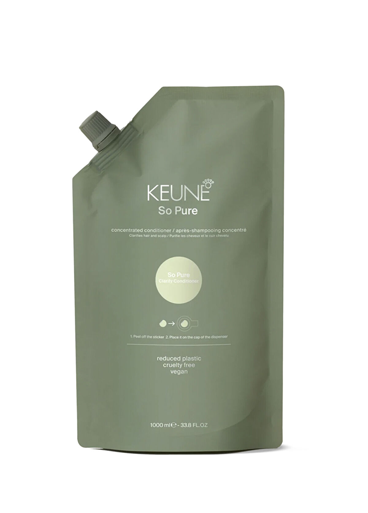 Keune So Pure Clarify Clarify Refill Conditioner 1000 ml - 1