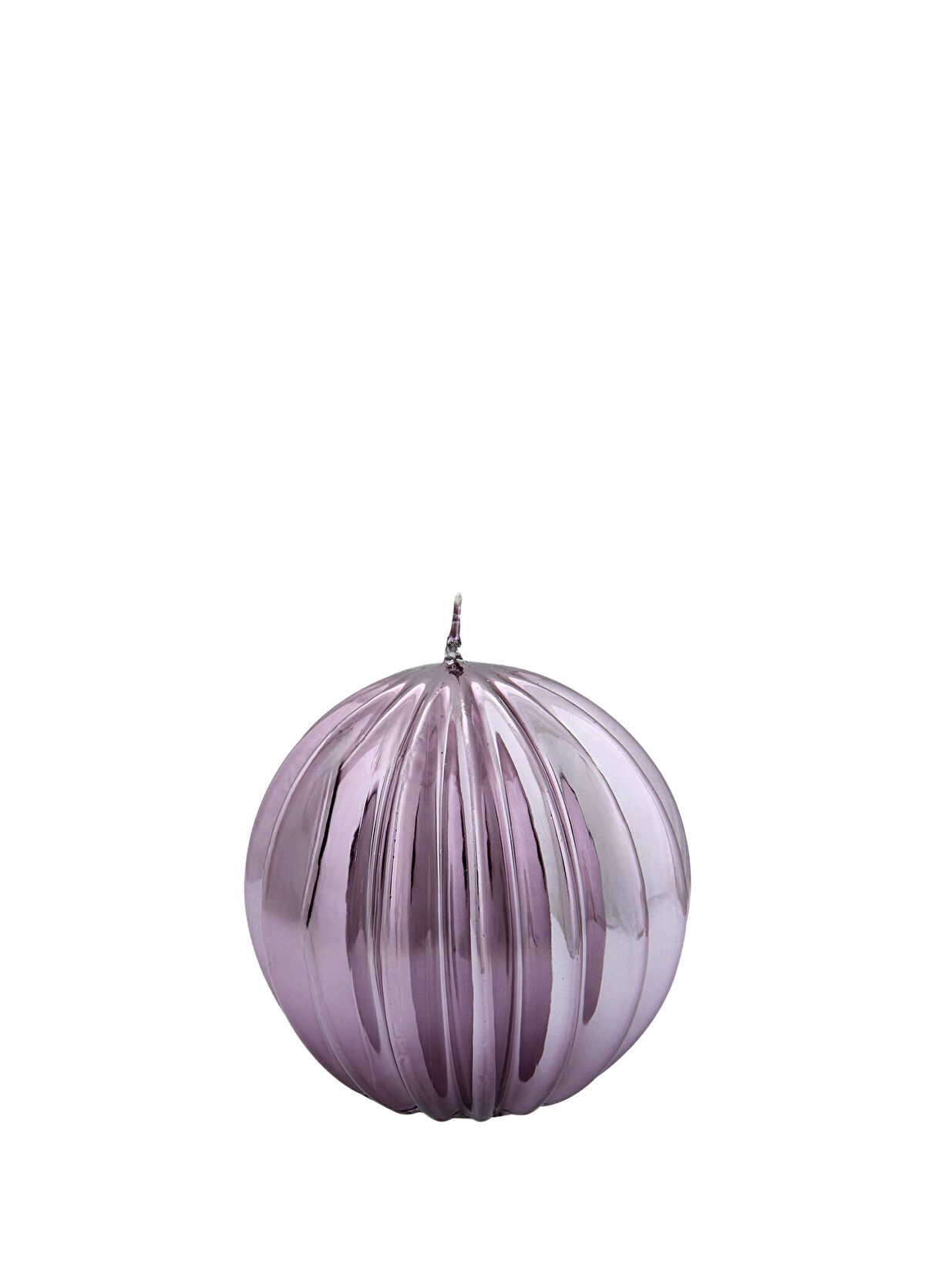 Fem Candles Metallic Lilac Ball Candle 10 cm - 1