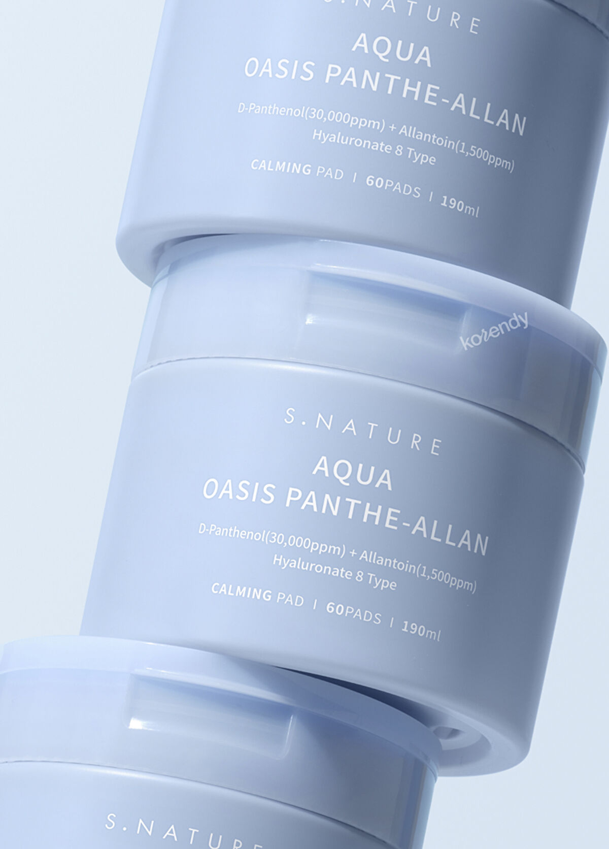 S.Nature Aqua Oasis Panthe-Allan Calming Pad Intensive Moisturizing and Texture Smoothness Protective Tonic Pad 190 ml - 3