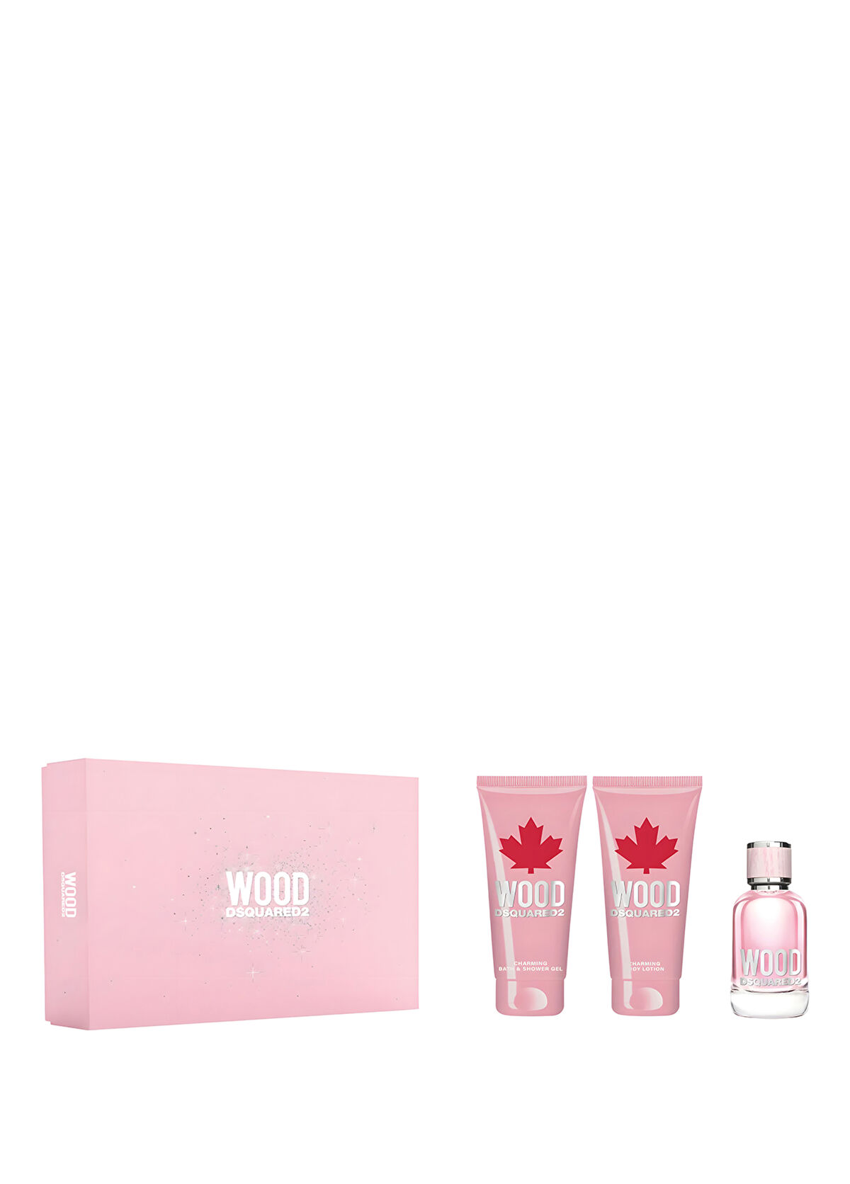 Dsquared2 Wood Femme EDT 50 ml + Vücut Losyonu 100 ml + Duş Jeli 100 ml Kadın Parfüm Seti - 1