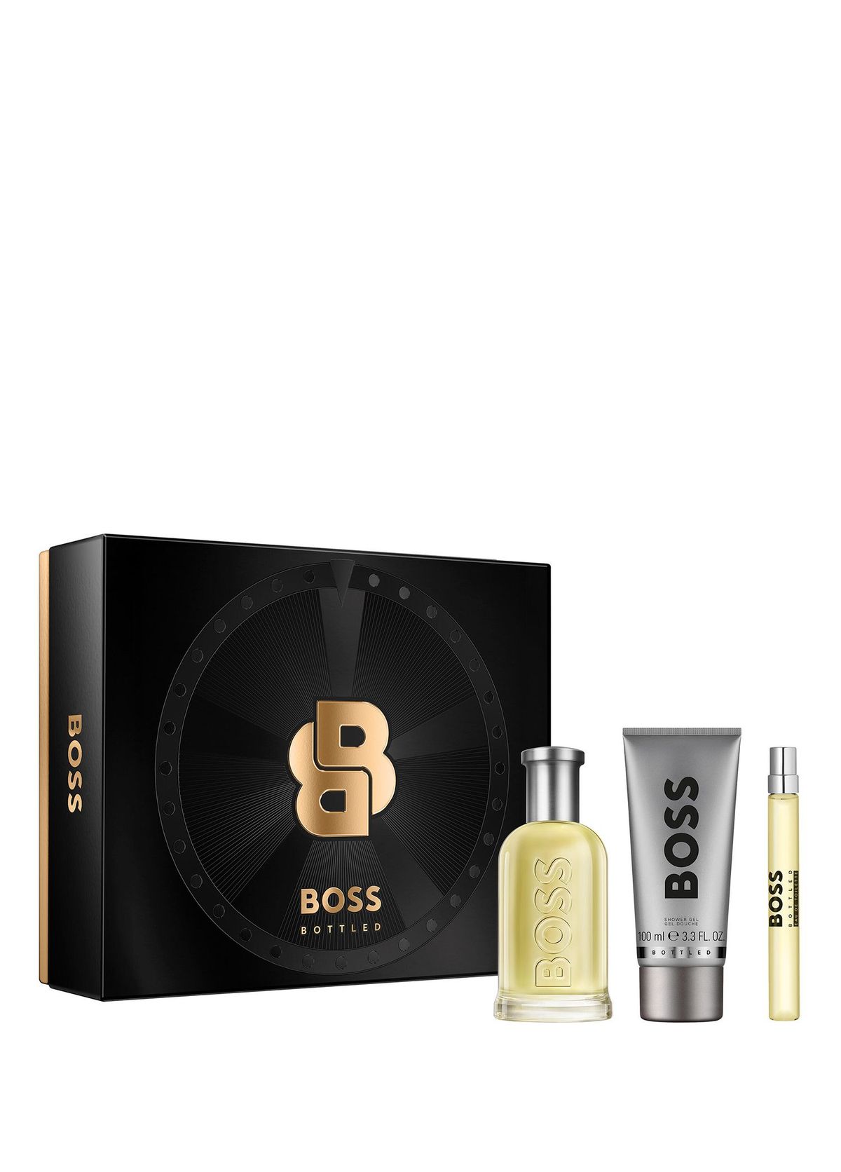 Hugo Boss Bottled EDT 100 ml Parfüm + 10 ml Parfüm + 150 ml Deodorant Erkek Parfüm Seti - 1