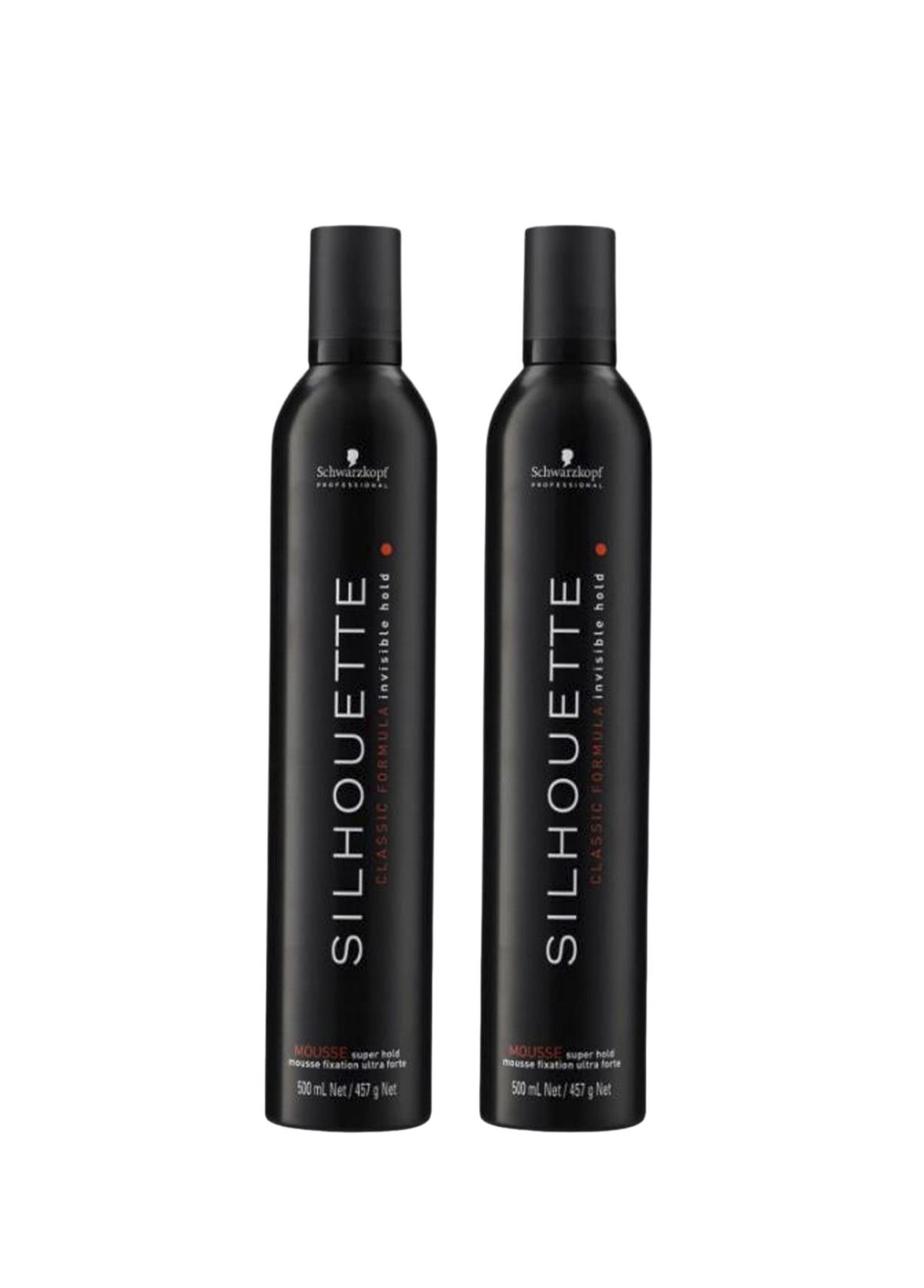 SILHOUETTE Süper Tutucu 2'li Saç Köpüğü 500 ml - 1