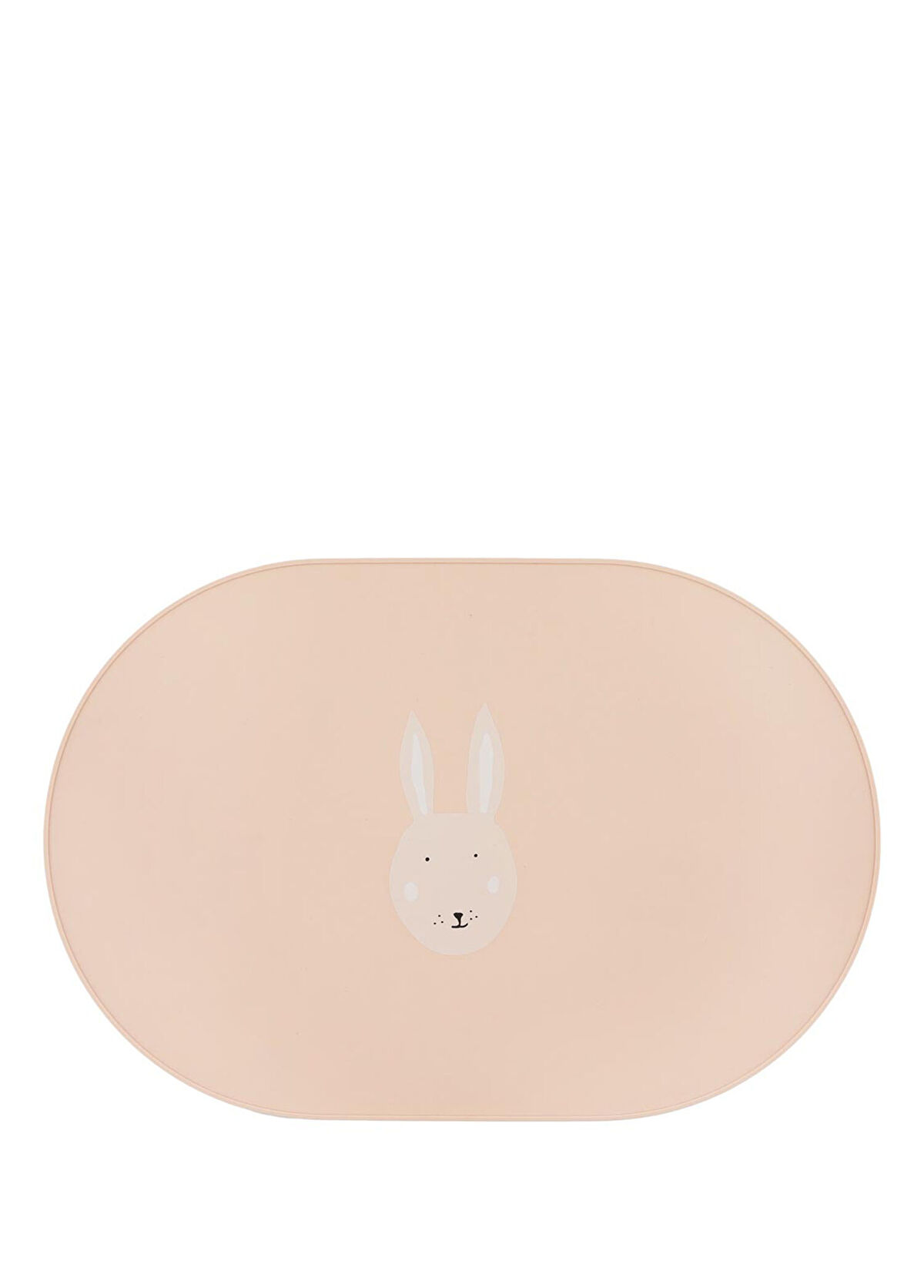 Trixie Mrs. Rabbit Pink Silicone Children's Placemat - 1