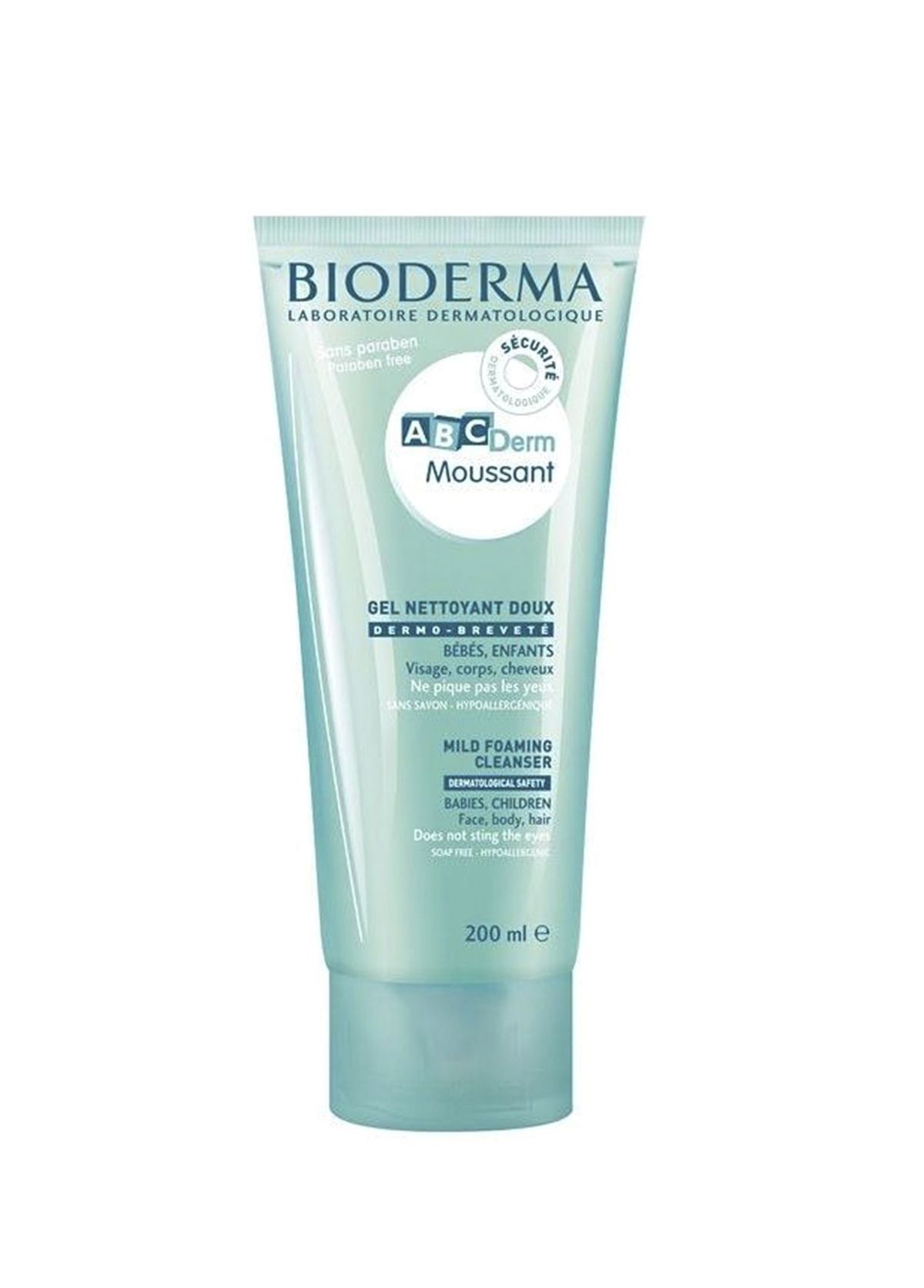 Bioderma ABCDerm Foaming Cleanser Baby Shampoo 200 ml - 1