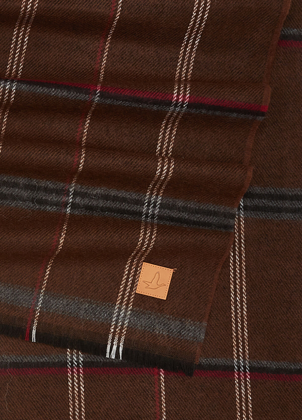 Beymen Club Brown Patterned Men's Scarf - 3